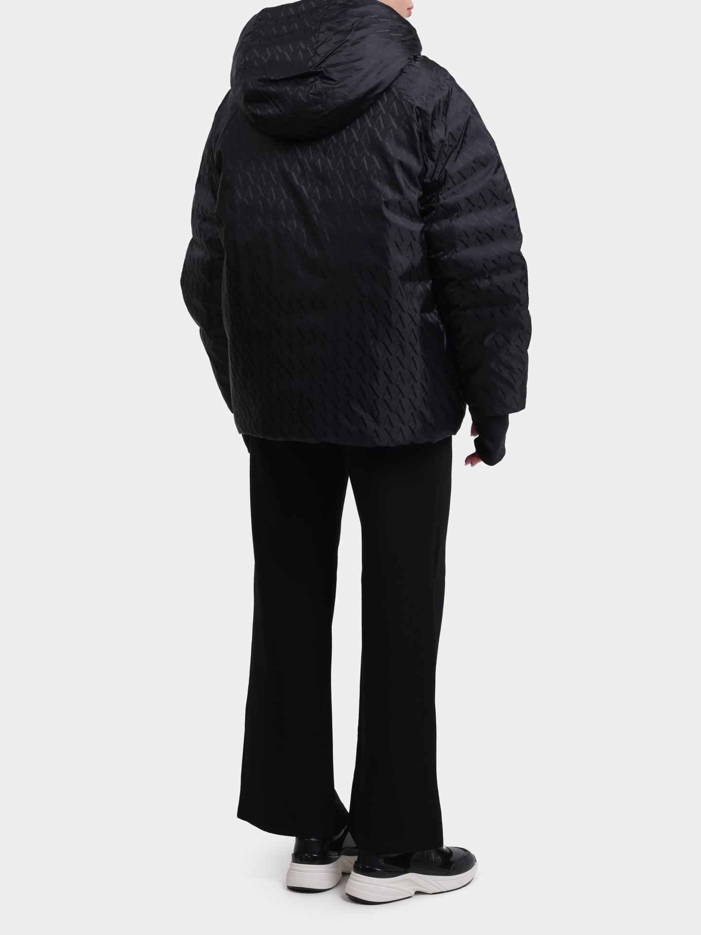 Куртка Armani Exchange XW001436 AF16628 UC001 черная женская — купить в интернет-магазине Verdistore