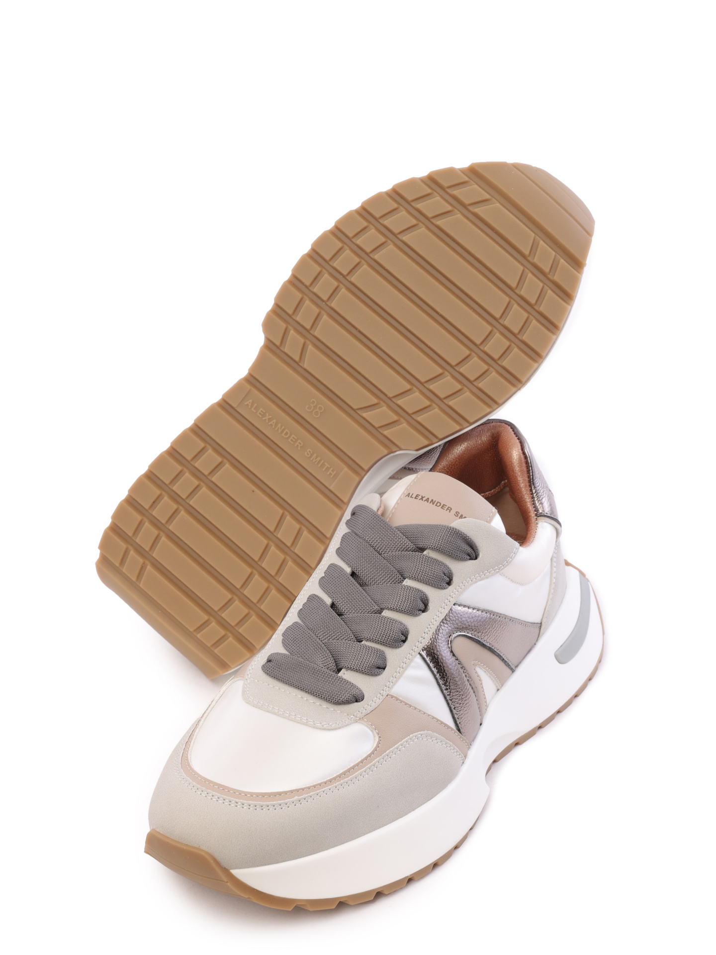 Кроссовки Alexander Smith ASAYS1D67CRM комбинированные женские — купить в интернет-магазине Verdistore