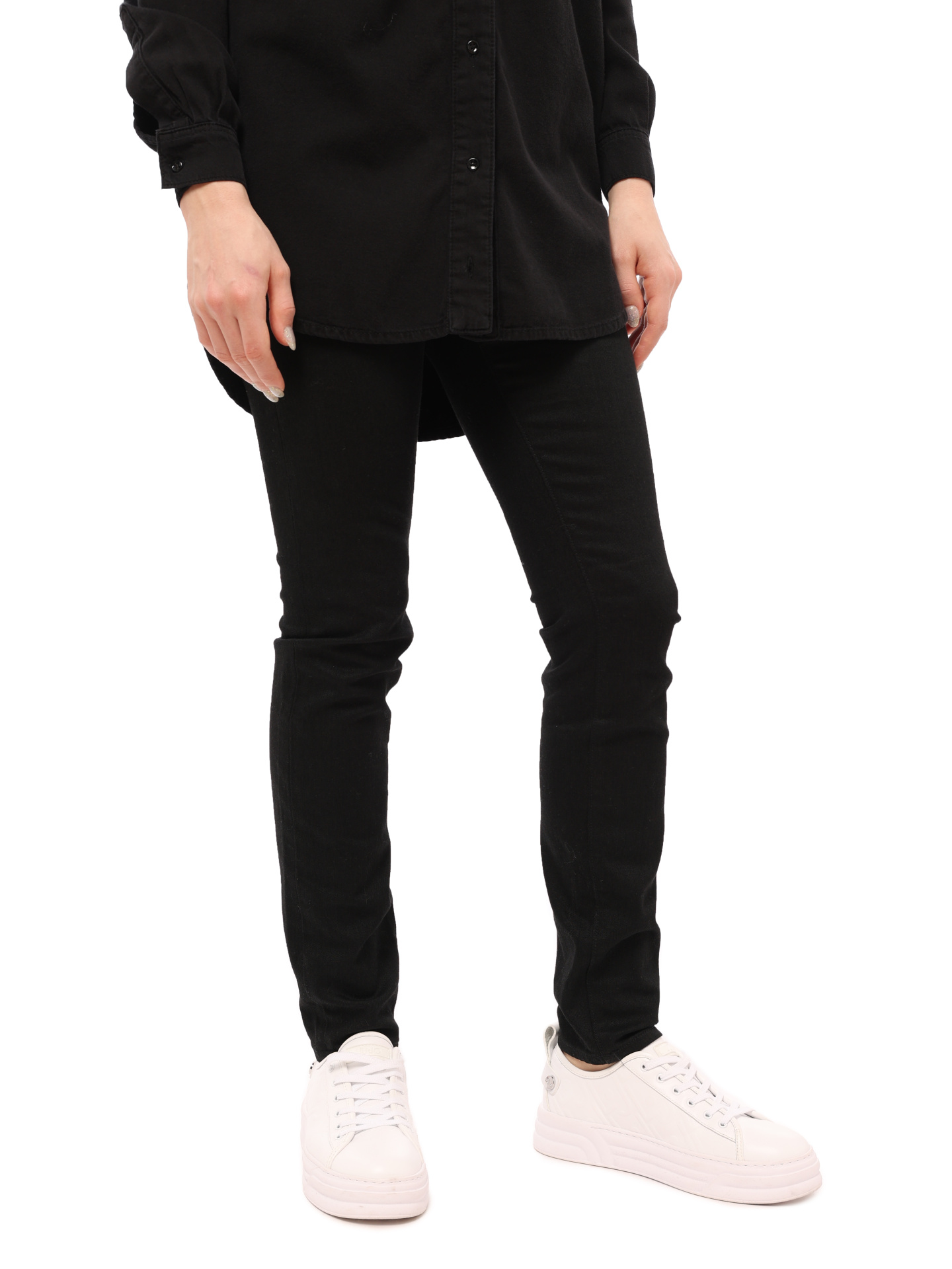 Джинсы Burberry 8008245 черные женские — купить в интернет-магазине Verdistore