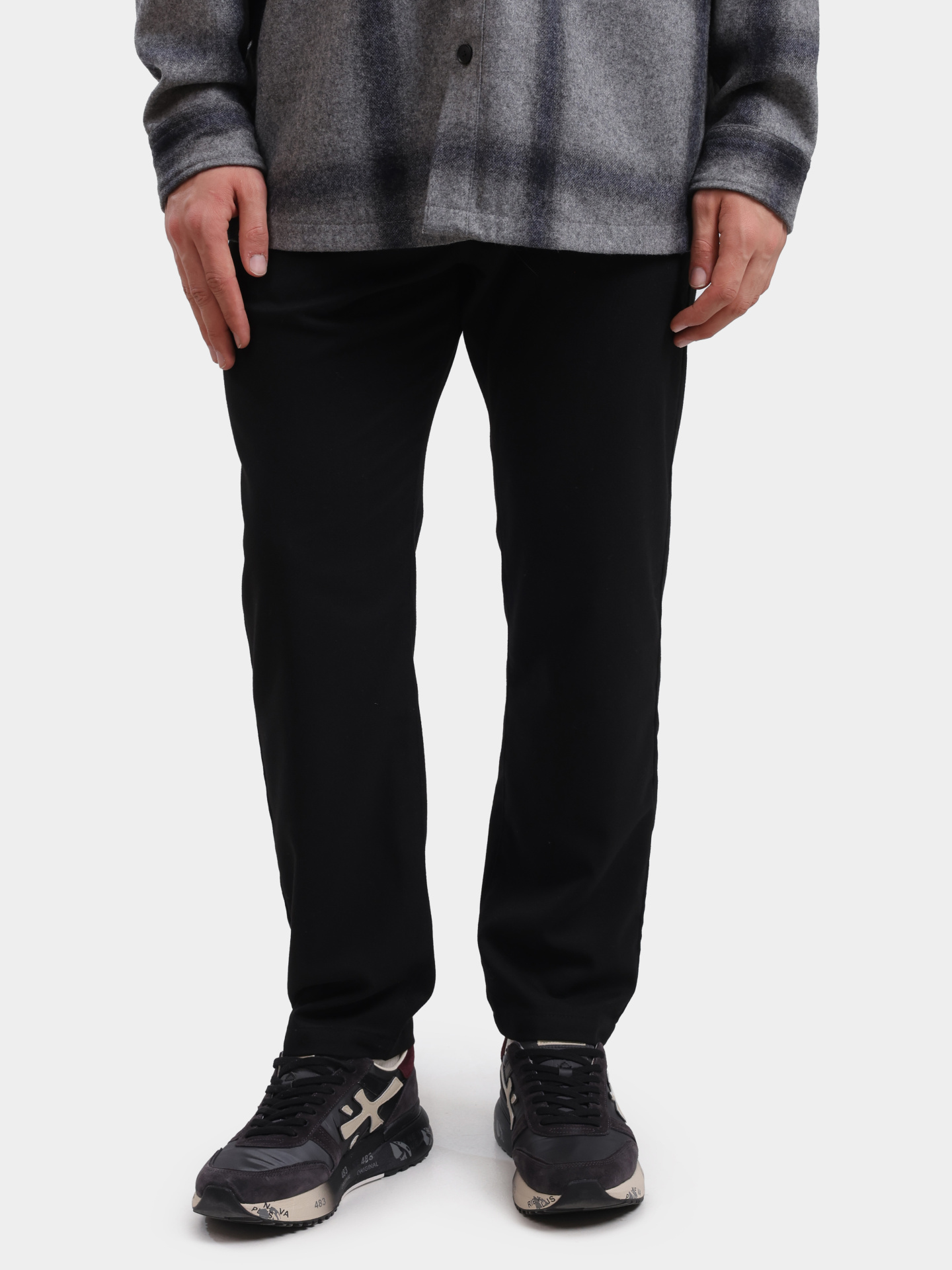 Брюки Boss Chino-Tapered-DS-5 10253397 черные мужские — купить в интернет-магазине Verdistore