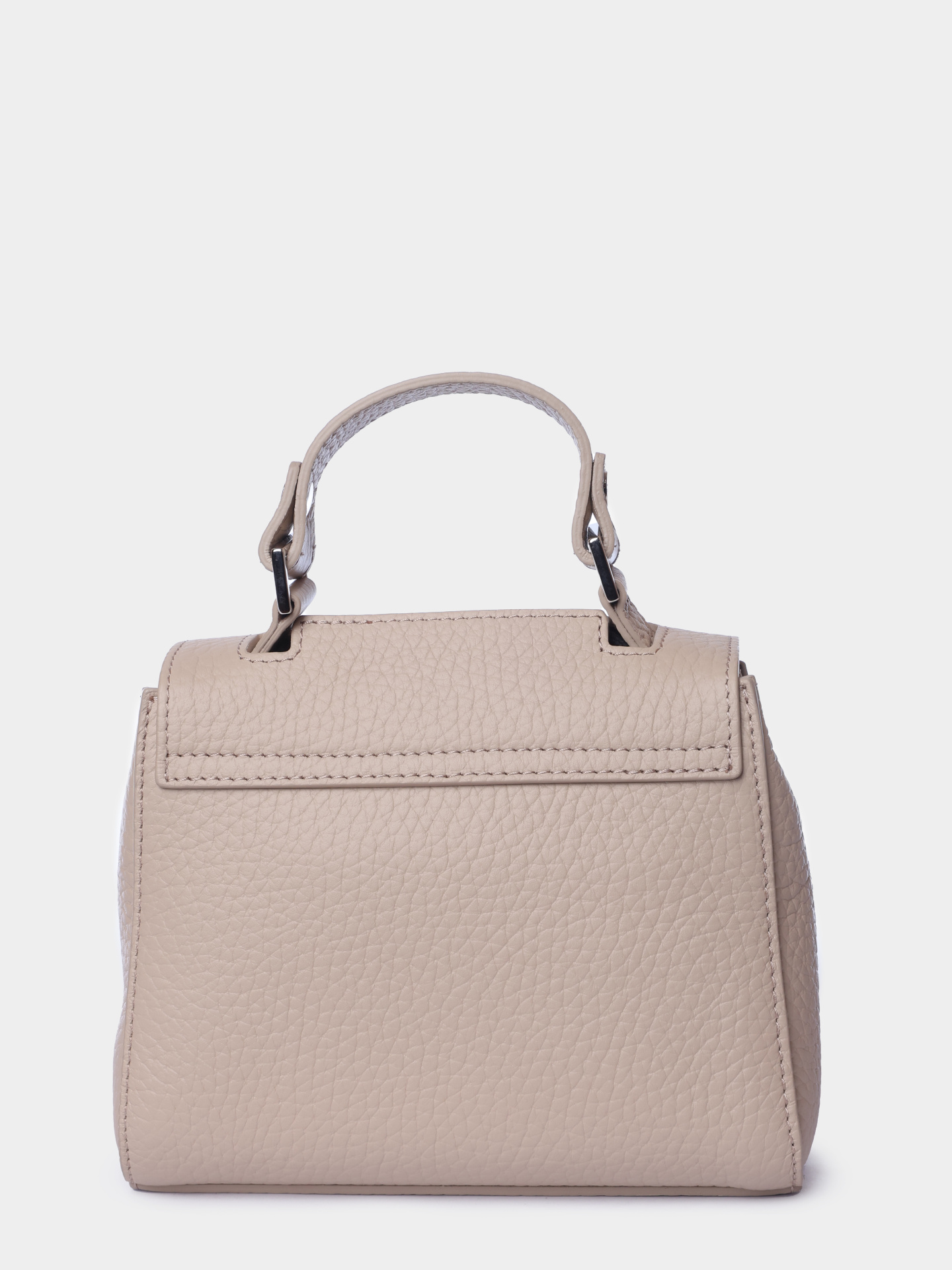 Сумка Orciani B02019 SOF SAВ бежевая женская из натуральной зернистой кожи — купить в интернет-магазине Verdistore