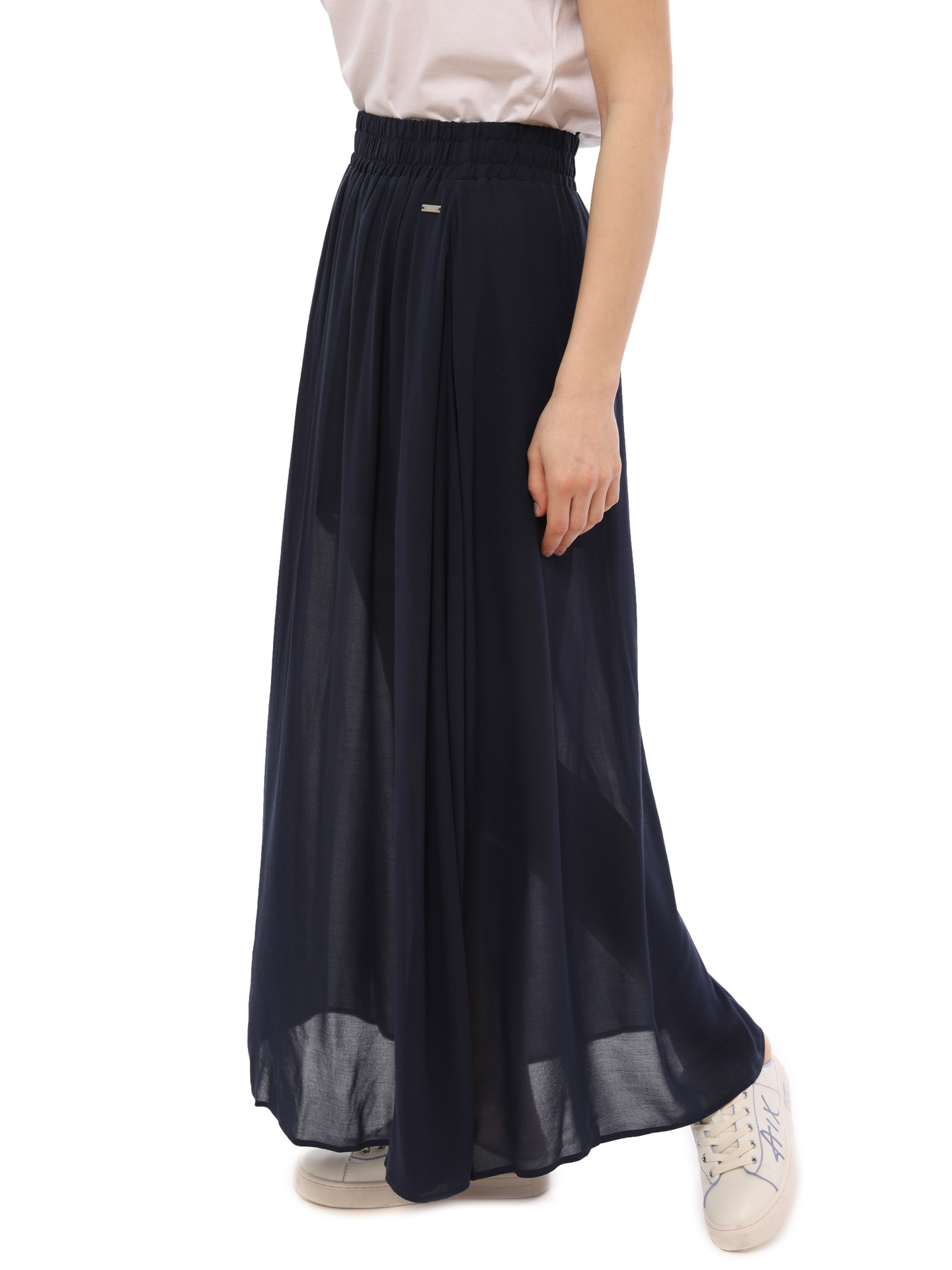 Юбка Armani Exchange 3RYN20 YN3LZ 15CO темно-синяя женская полупрозрачная — купить в интернет-магазине Verdistore