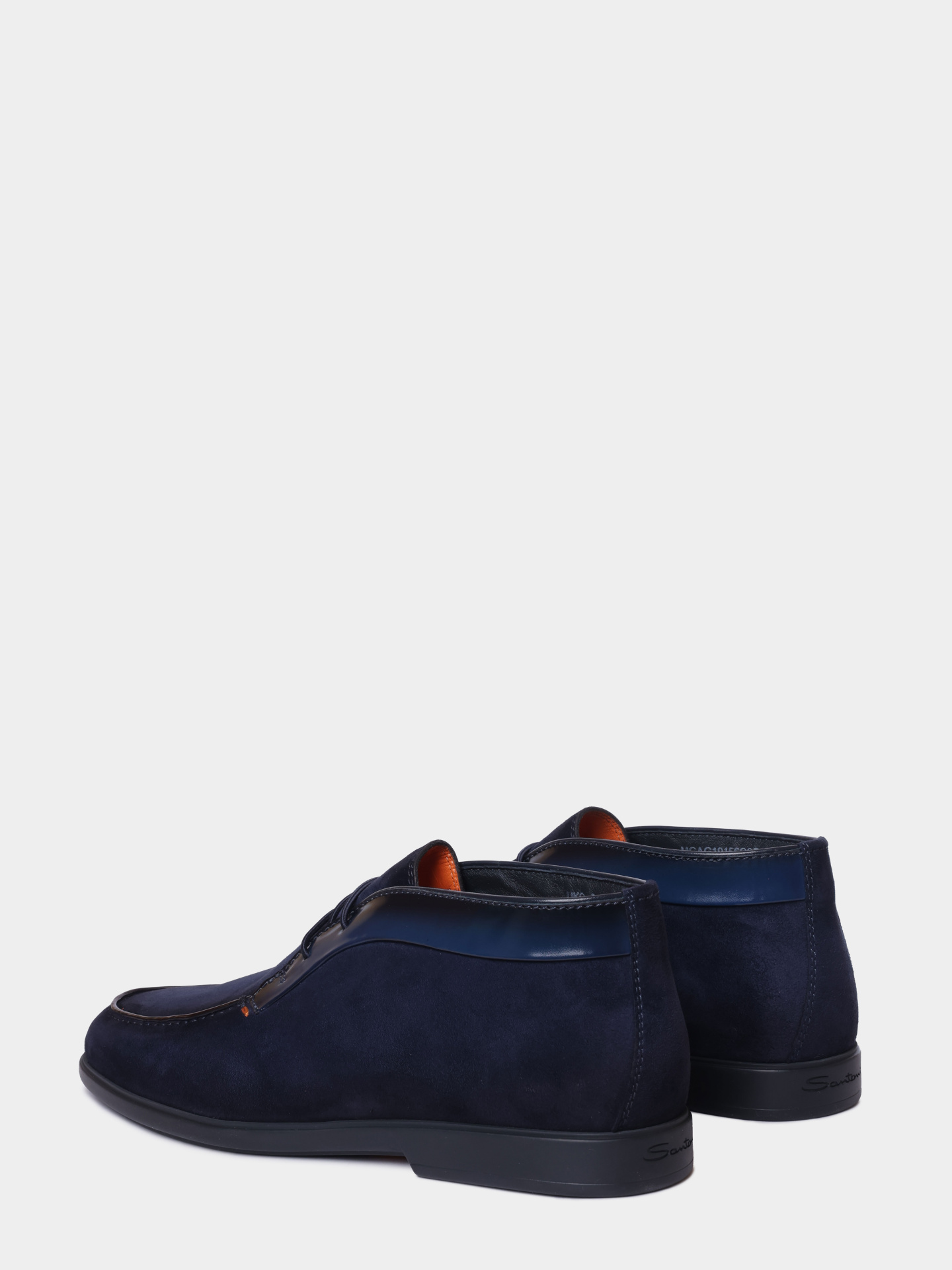 Полуботинки Santoni MGAG19156OOTGOBTU60 замшевые мужские  — купить в интернет-магазине Verdistore