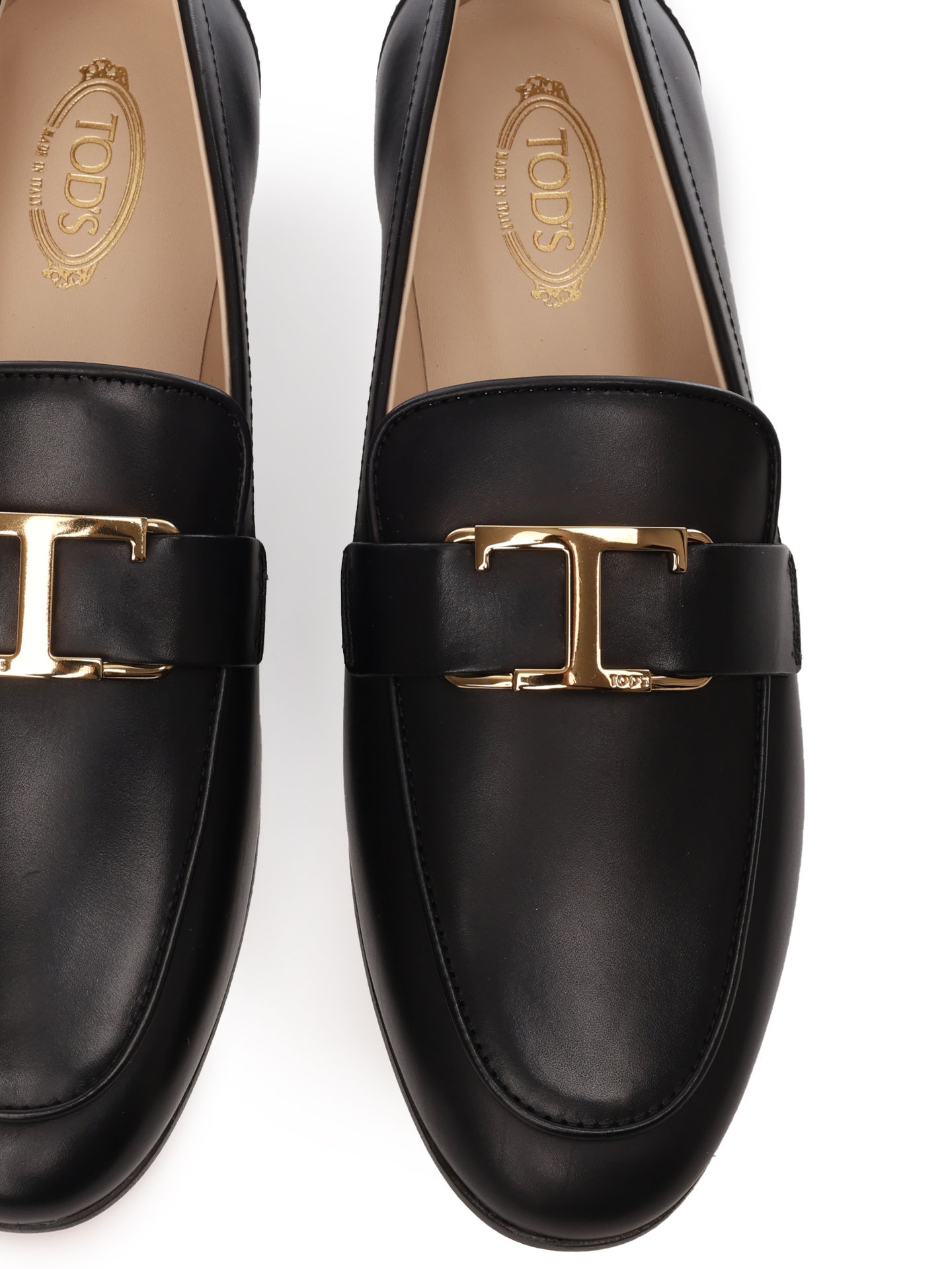 Лоферы Tod's XXW79A0GG90NF5 B999 кожаные женские — купить в интернет-магазине Verdistore