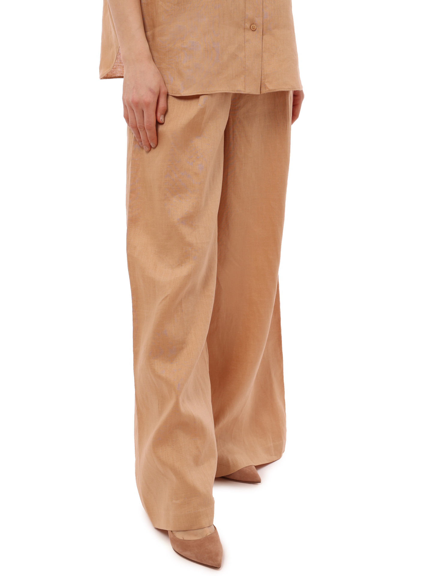 картинка Брюки Armani Exchange 3RYP36 YN4KZ 1799 льняные женские от магазина Verdistore