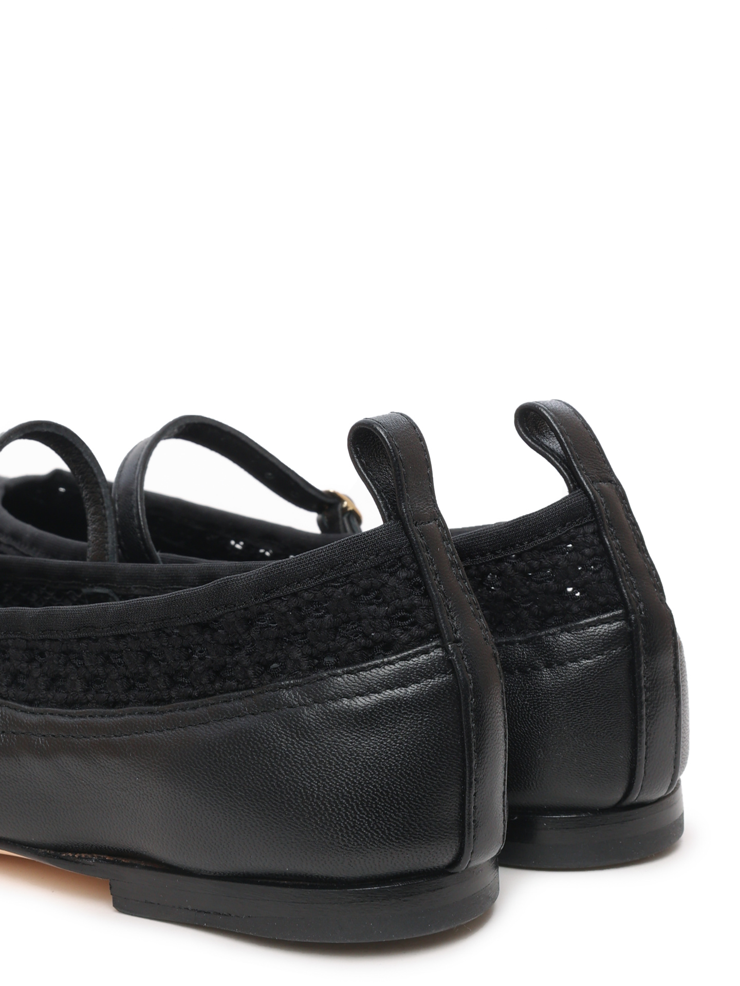 Балетки AGL D544019PCK7645 1013 черные женские с вязаной вставкой — купить в интернет-магазине Verdistore