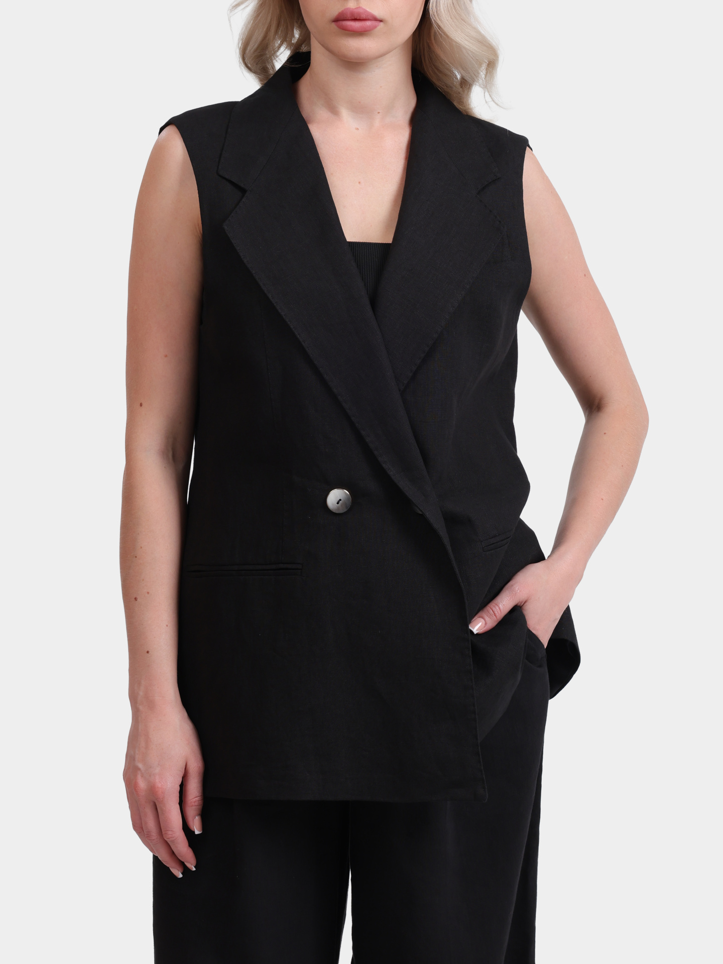 Жилет DRAMMA 007 черный  — купить в интернет-магазине Verdistore