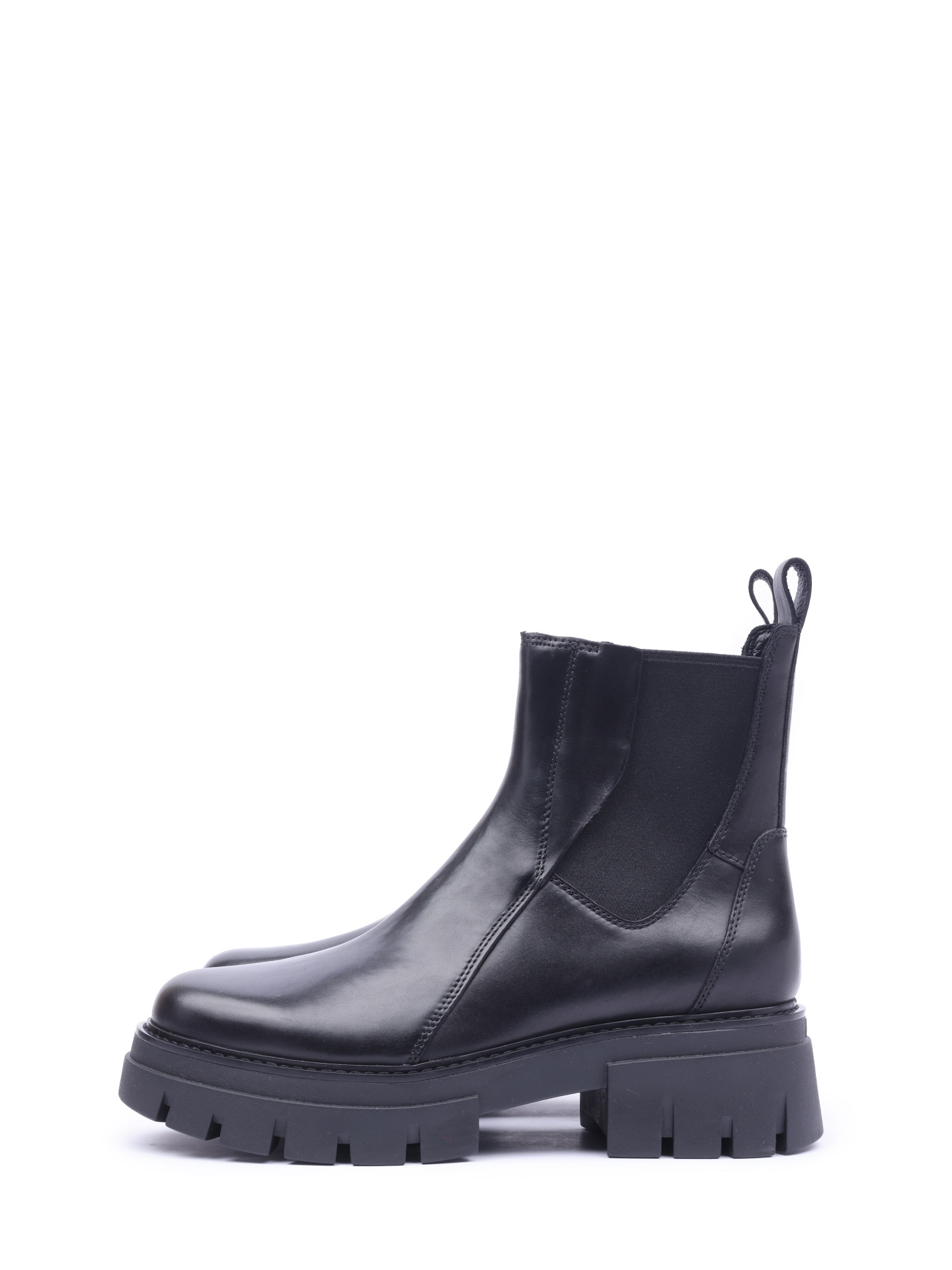 Ботинки ASH LINKS 001 черные женские из кожи — купить в интернет-магазине Verdistore