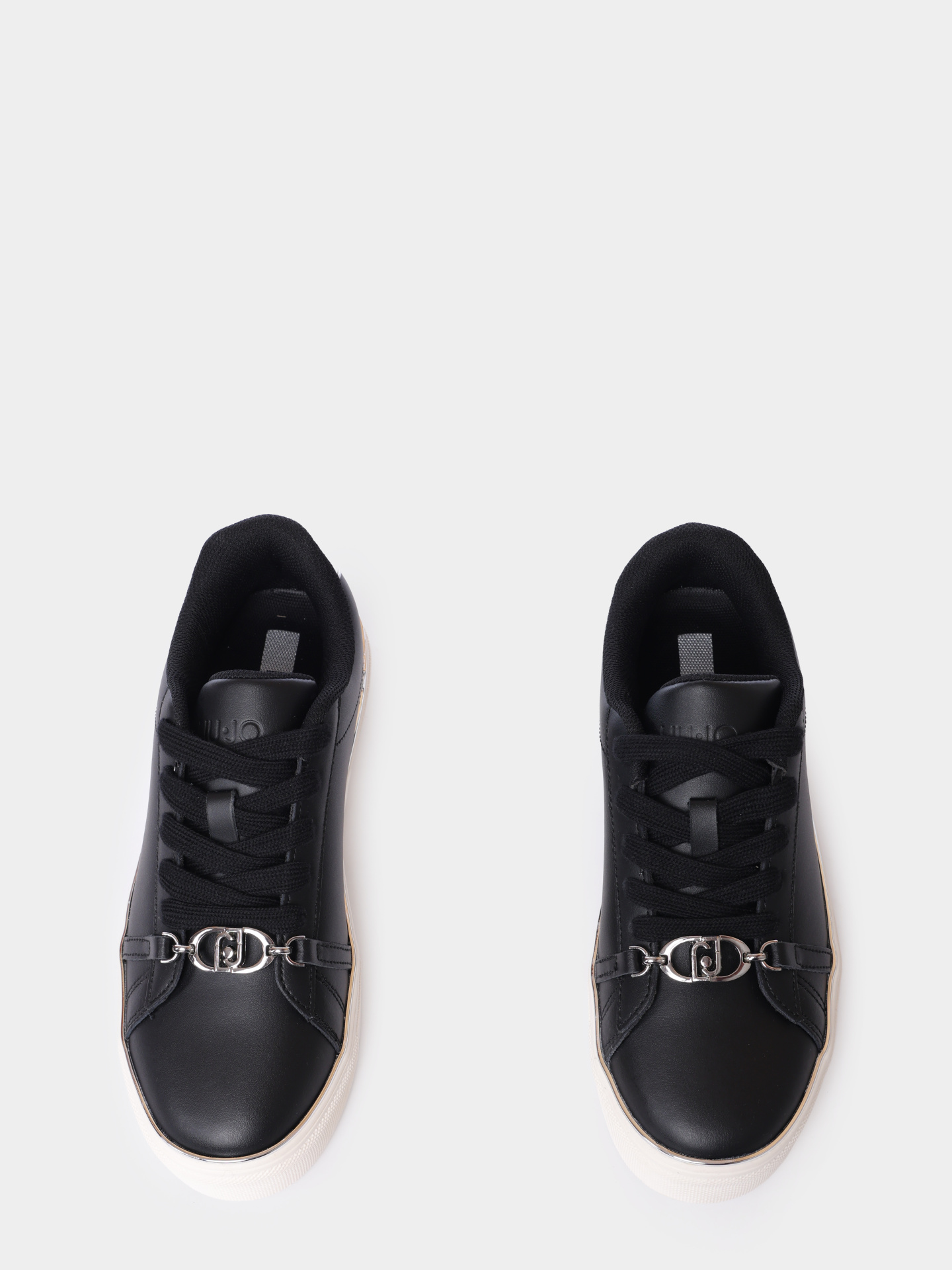 Кеды Liu-Jo BF5063PX02601039 черные женские из кожи — купить в интернет-магазине Verdistore