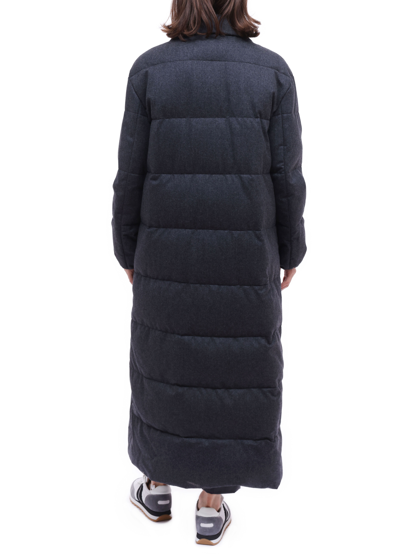 Пальто Brunello Cucinelli MT2269388 C004 пуховое женское — купить в интернет-магазине Verdistore