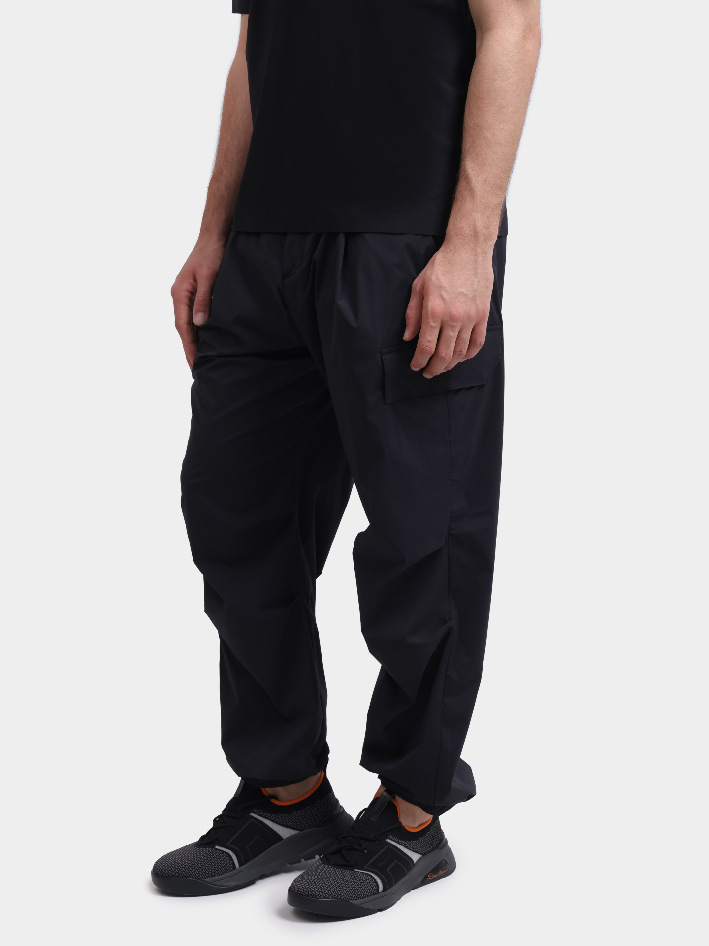 Брюки-карго Herno PT000181U 12882S 9300 черные мужские — купить в интернет-магазине Verdistore