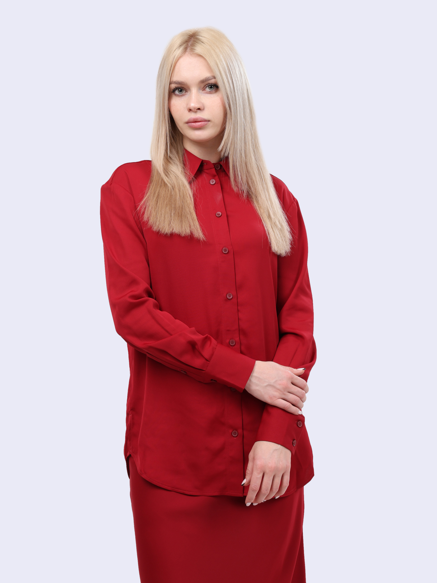 Блуза Calvin Klein K20K207584 XAI красная женская — купить в интернет-магазине Verdistore