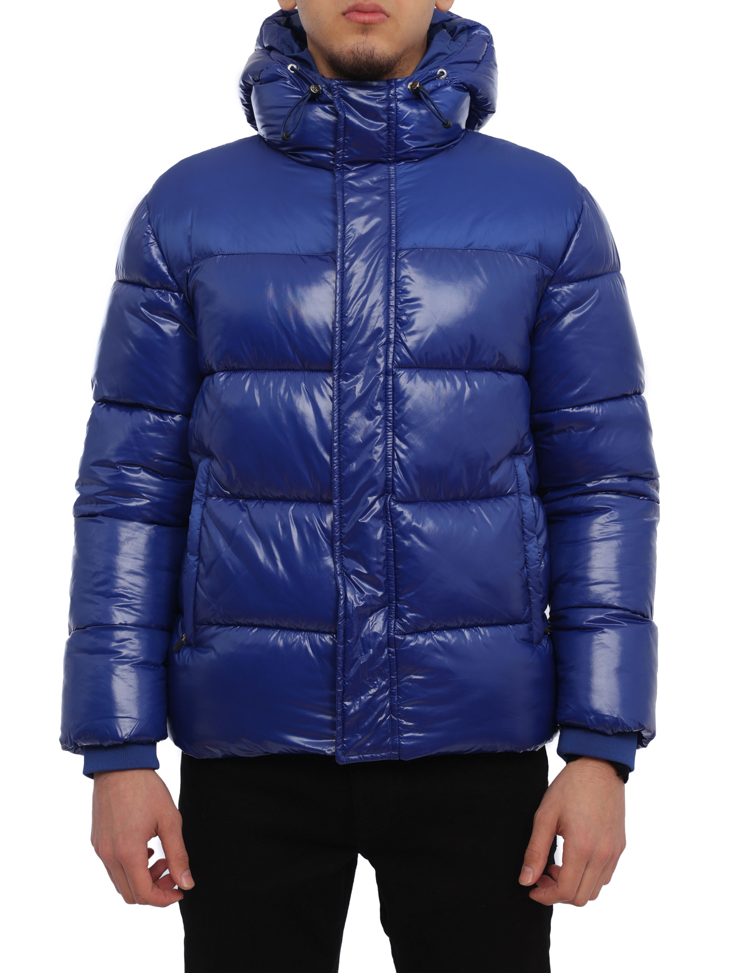 Пуховик Armani Exchange 6GZB13 B13 1510 укороченный мужской с логотипом на спине — купить в интернет-магазине Verdistore