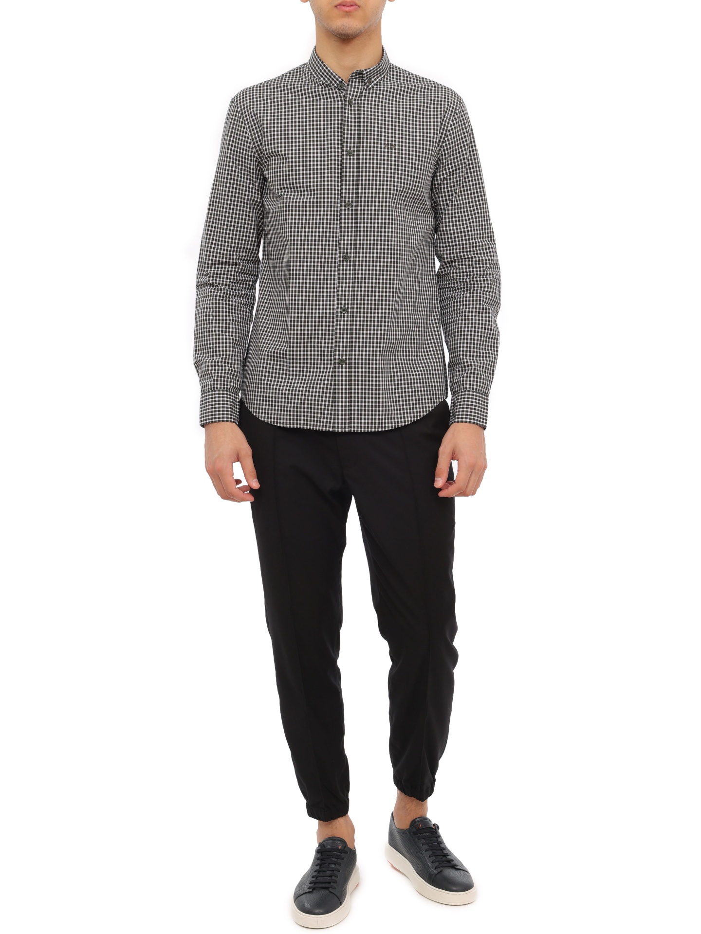 Рубашка Armani Exchange 6RZC12 ZNYTZ 91GH клетчатая мужская — купить в интернет-магазине Verdistore