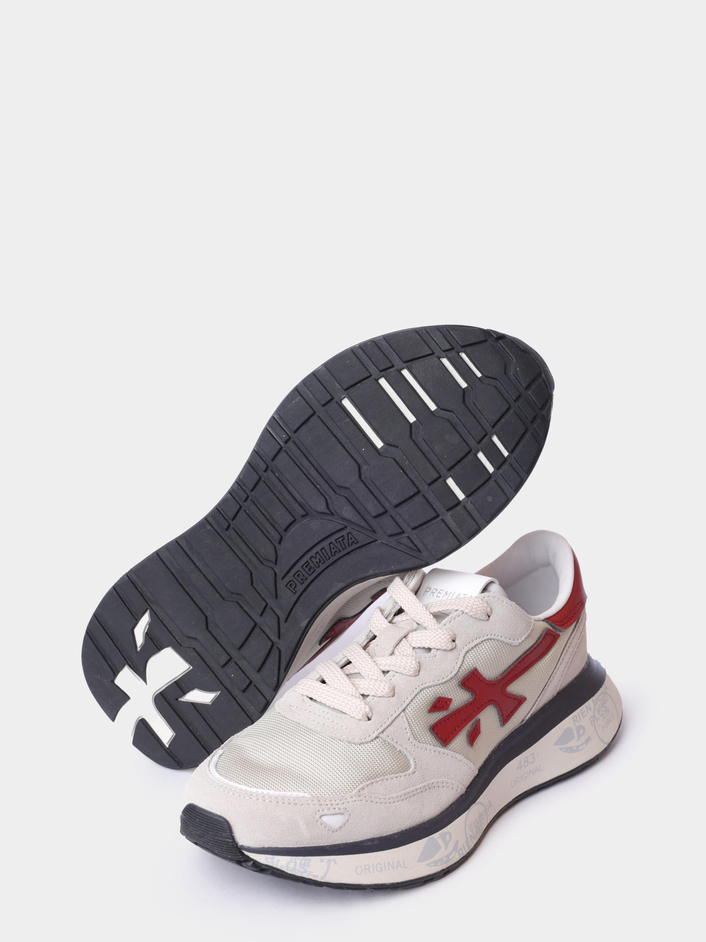 Кроссовки Premiata LAURYN VAR 7784 комбинированные женские — купить в интернет-магазине Verdistore