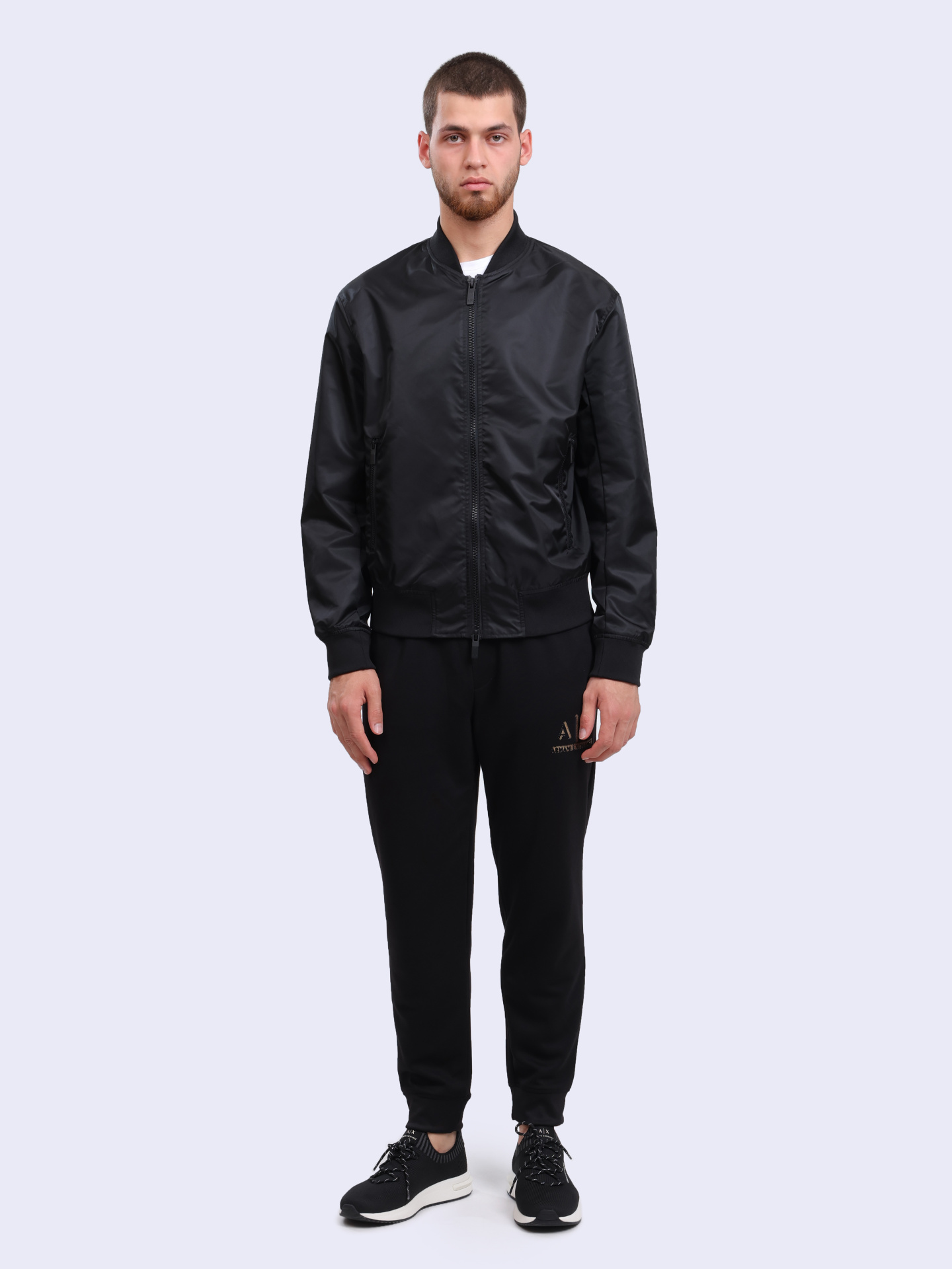 Бомбер XM000195 AF12011 UC001 черная мужская — купить в интернет-магазине Verdistore