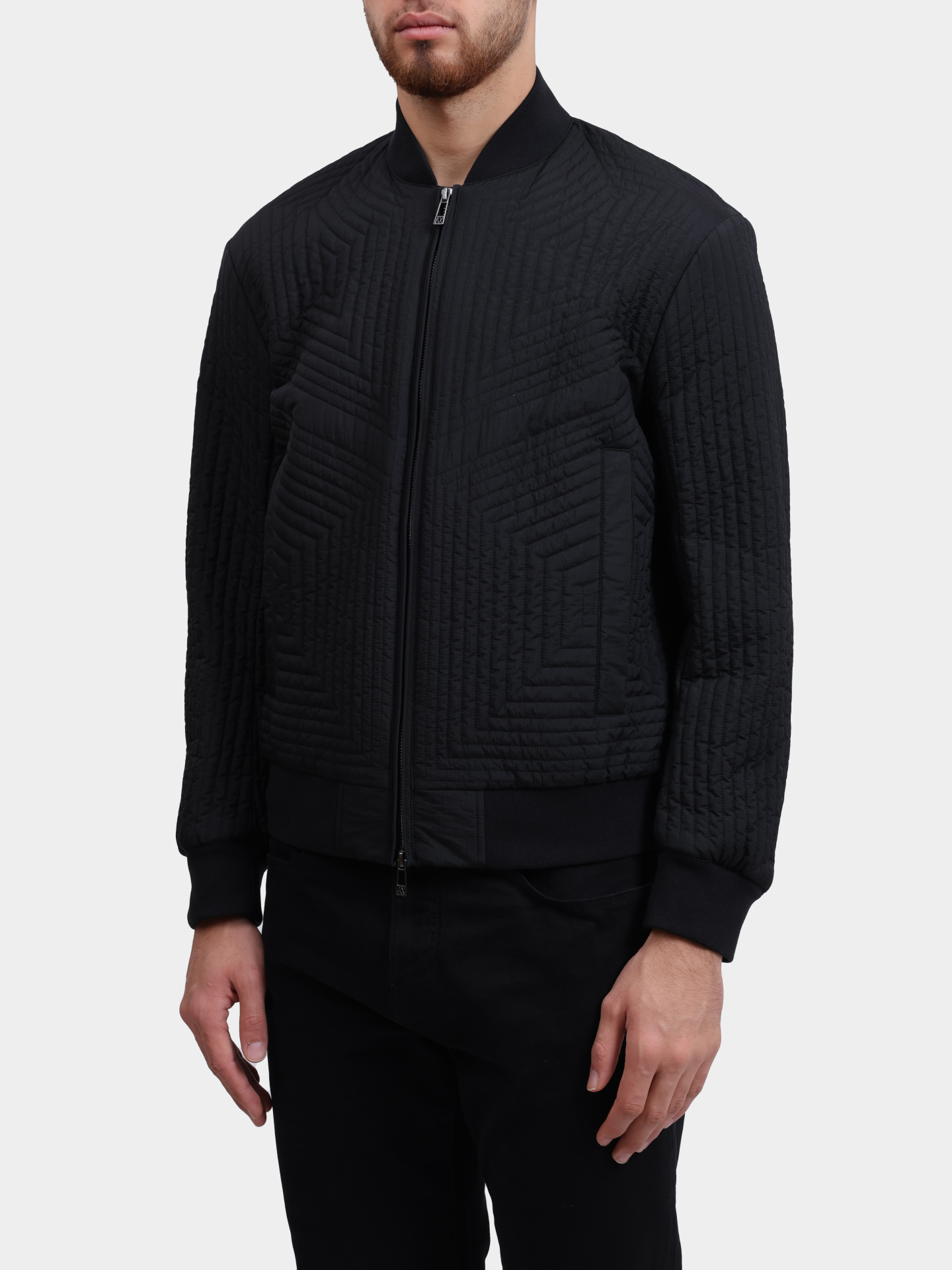 Куртка Armani Exchange XM001101 AF16343 UC001 черная мужская — купить в интернет-магазине Verdistore