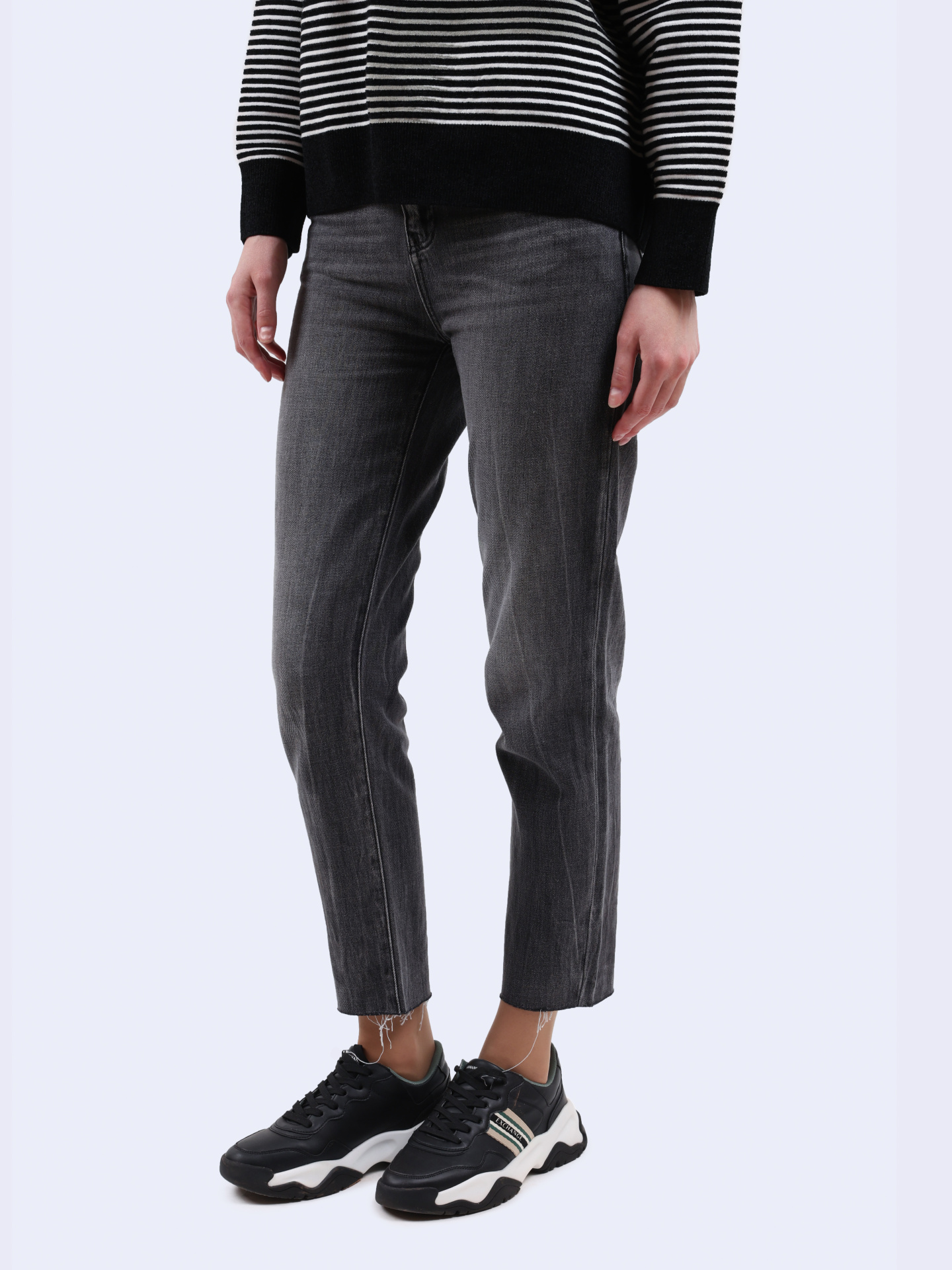 Джинсы Armani Exchange 6DYJ16 Y18OZ 0903 серые женские — купить в интернет-магазине Verdistore