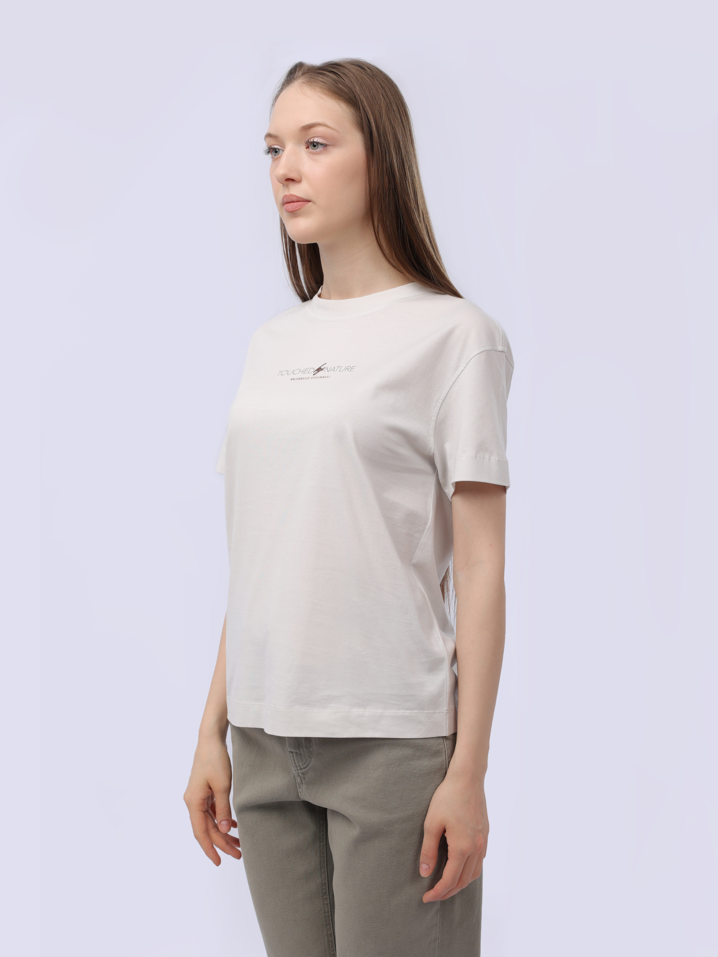 Футболка Brunello Cucinelli M0A45EI600 C9443 хлопковая женская — купить в интернет-магазине Verdistore