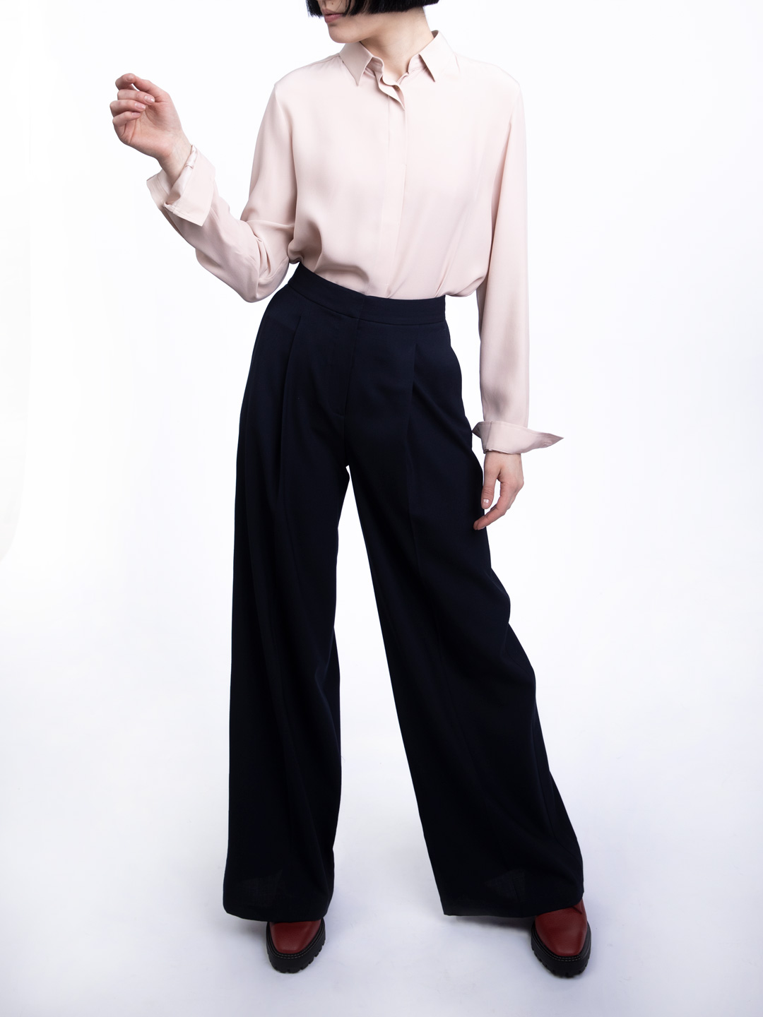 Блузка Barbara Bui P1400 пудровая женская из шелка — купить в интернет-магазине Verdistore