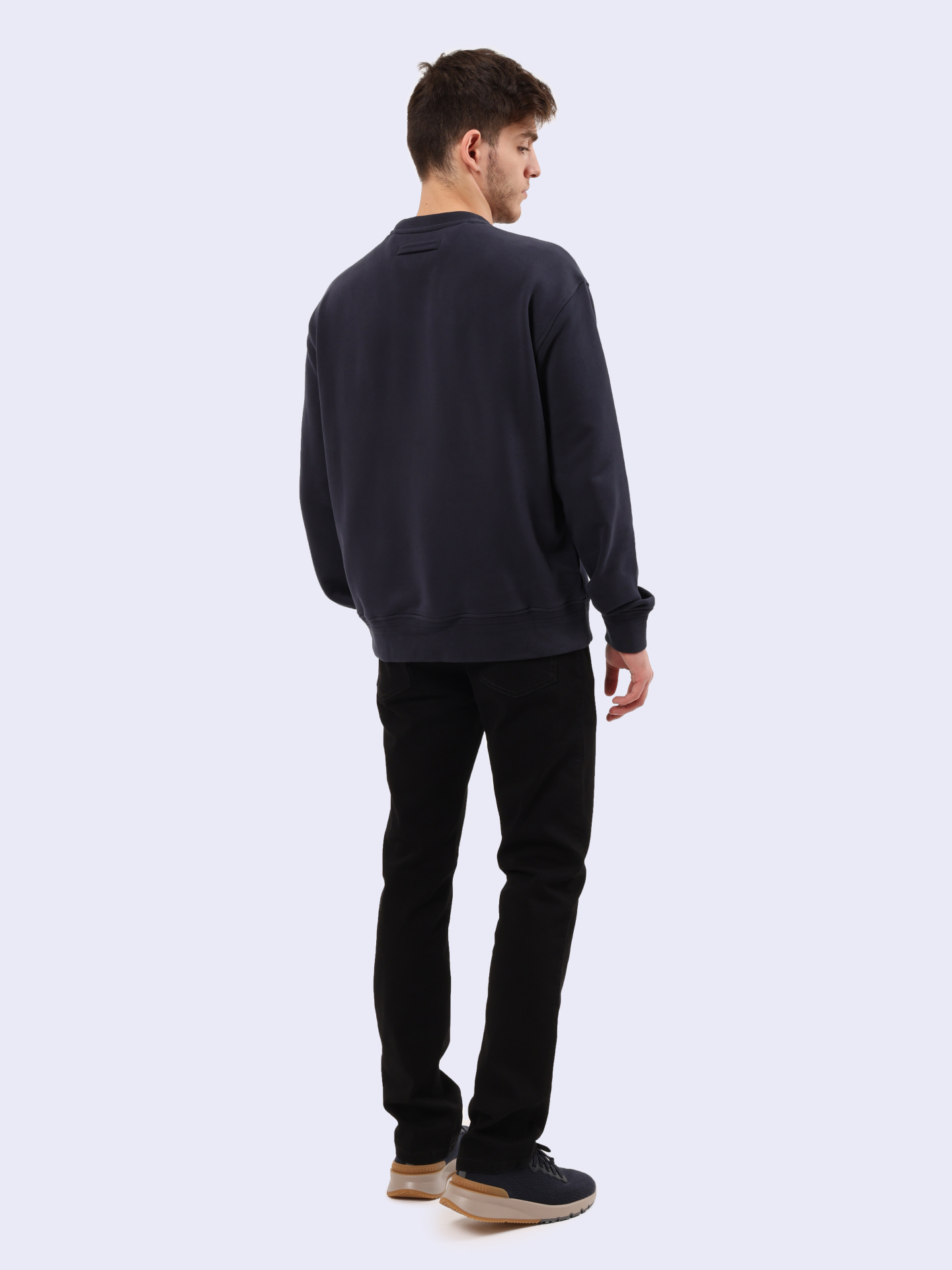 Джинсы E8I79 GAN 001 мужские черные хлопковые — купить в интернет-магазине Verdistore