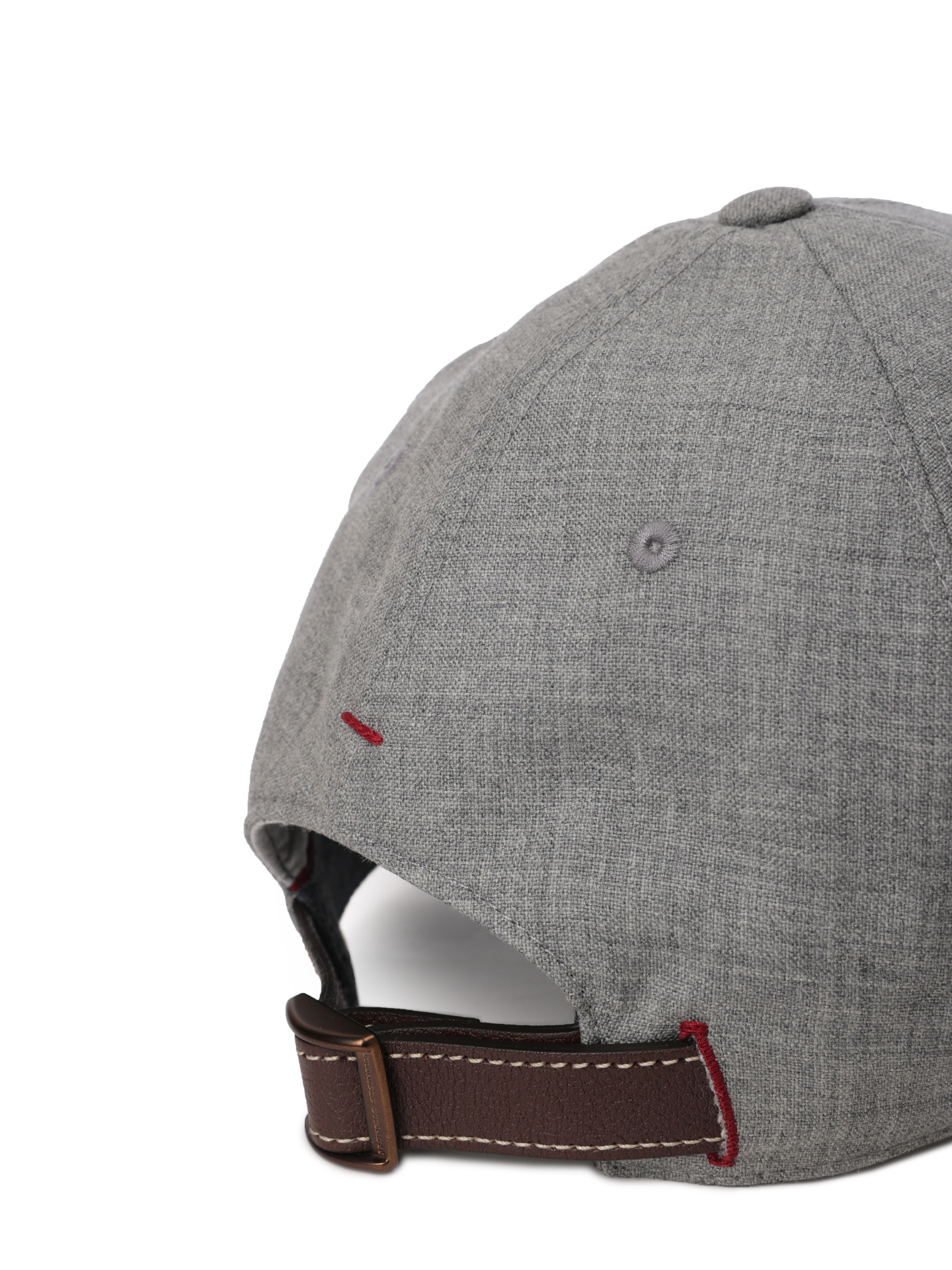 Бейсболка Brunello Cucinelli MB4079977 CBX59 серая мужская из шерсти — купить в интернет-магазине Verdistore