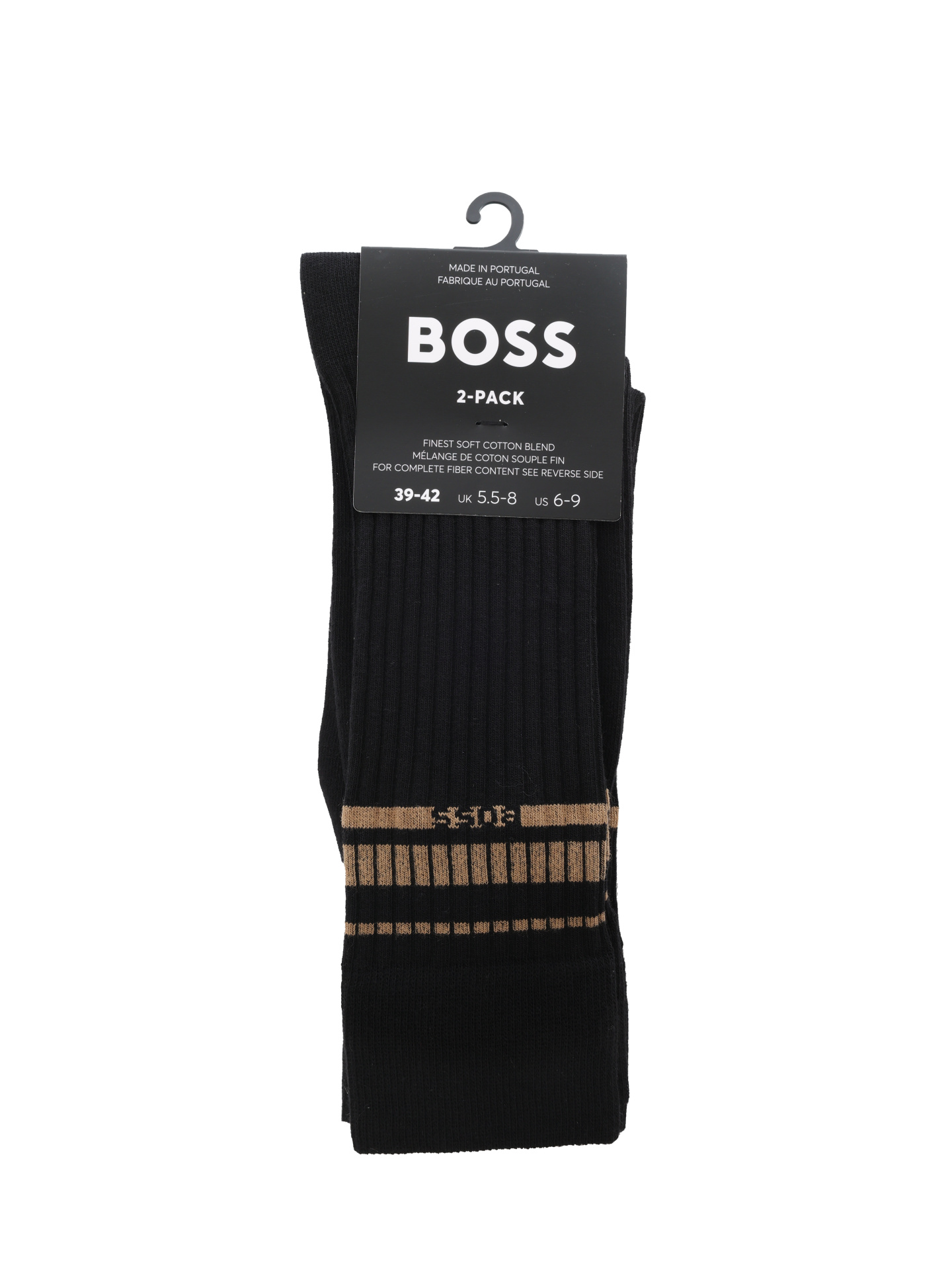 Носки Boss 50515151 001 черные мужские с логотипом — купить в интернет-магазине Verdistore