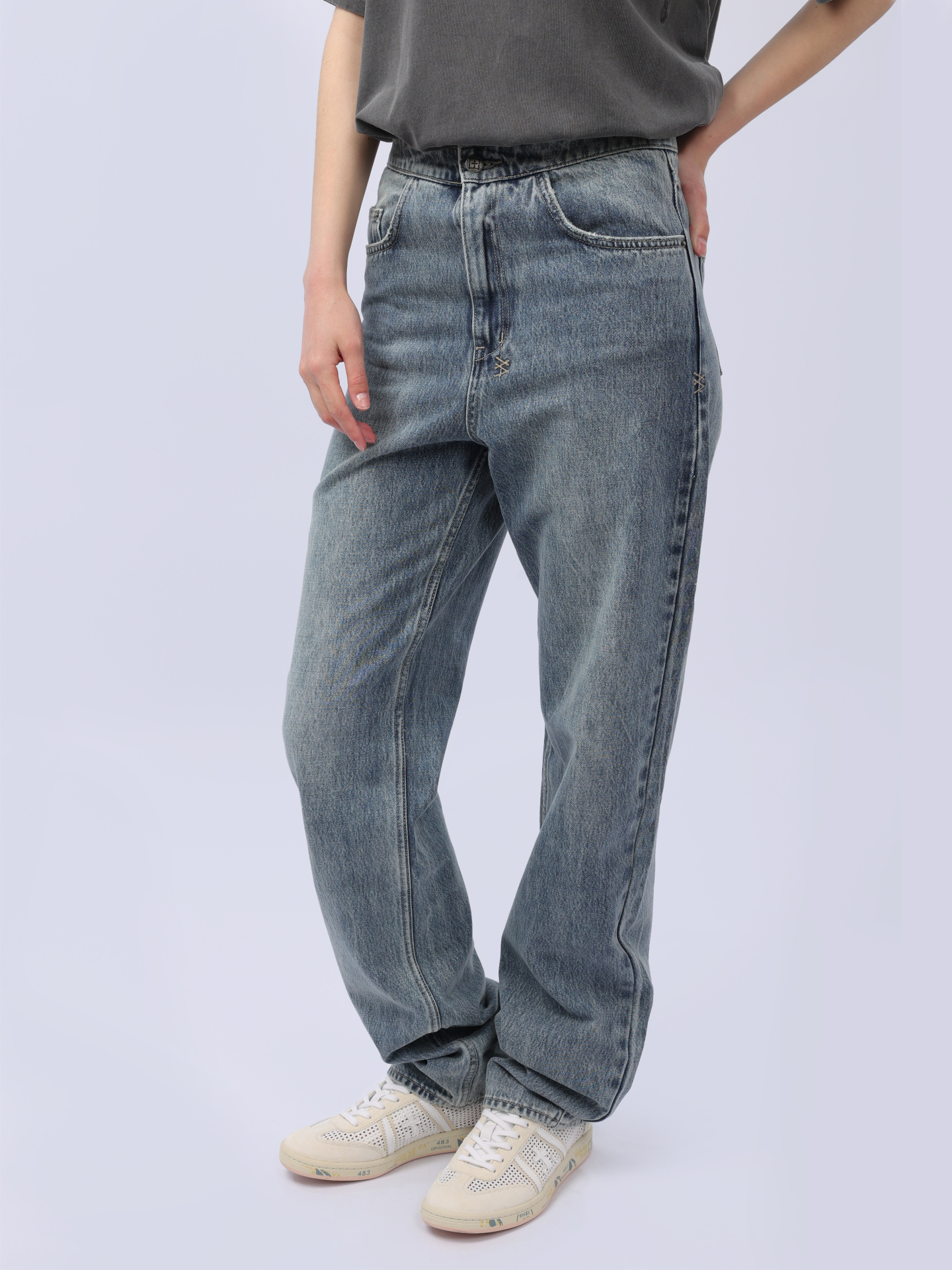 Джинсы Ksubi WSP24DJ041 голубые женские — купить в интернет-магазине Verdistore