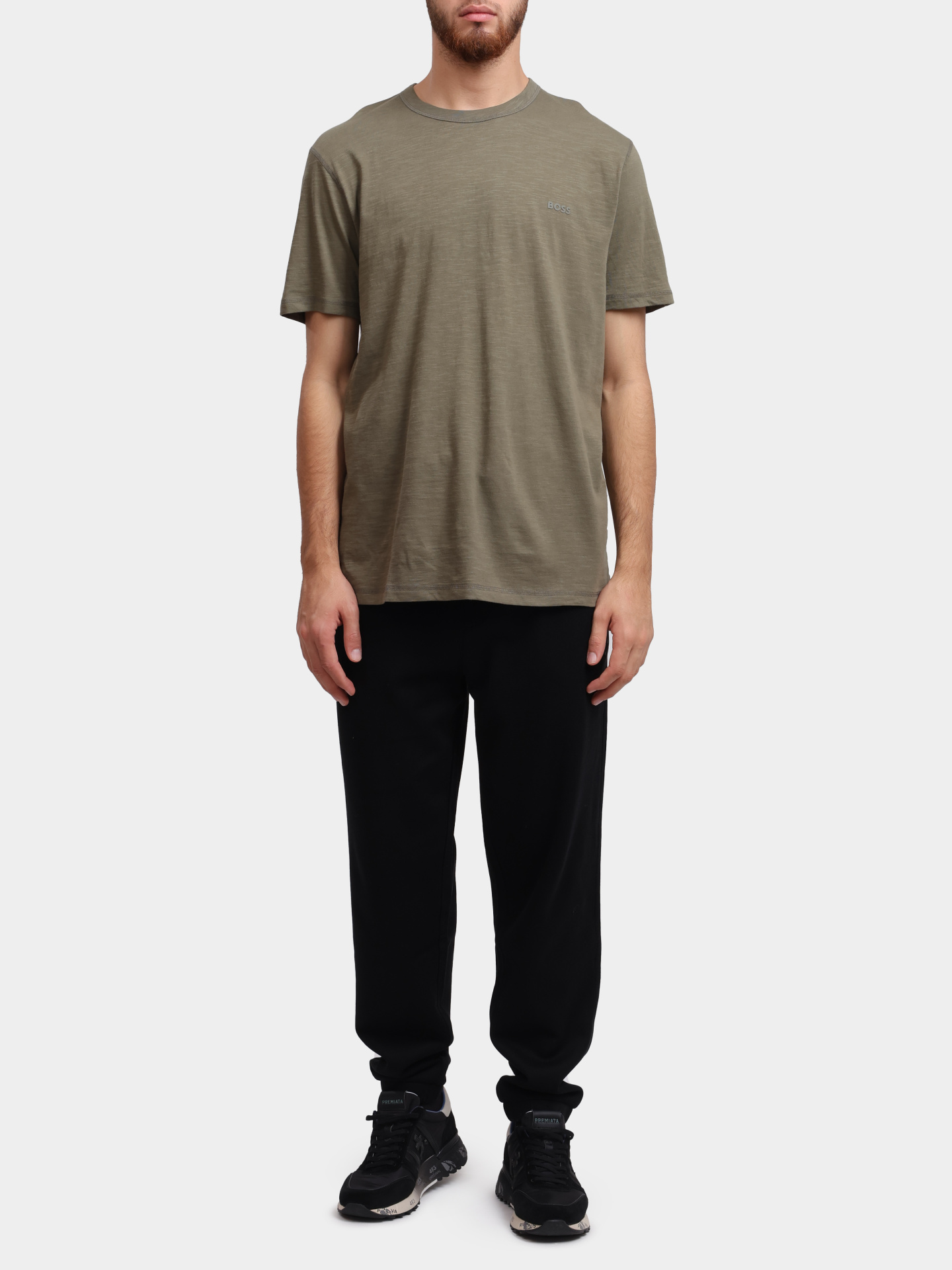 Футболка Boss 50508243 342 хлопковая мужская — купить в интернет-магазине Verdistore