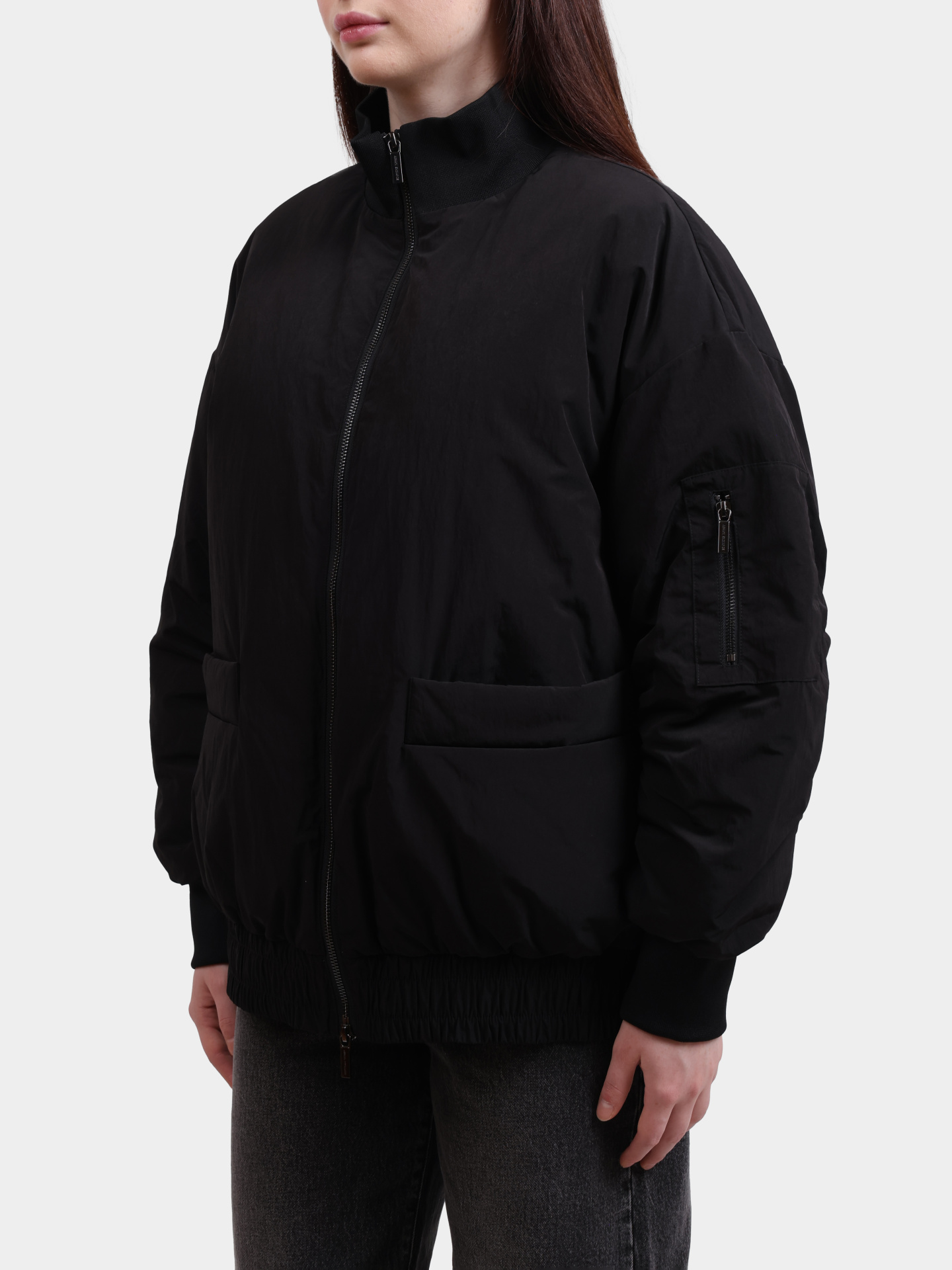 Куртка Armani Exchange XW000670 AF16210 UC001 черная женская — купить в интернет-магазине Verdistore