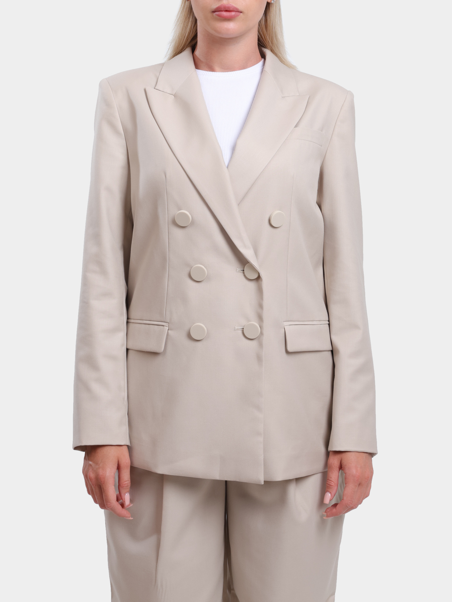 Жакет Armani Exchange XW000220 AF10855 U1095 двубортный женский — купить в интернет-магазине Verdistore