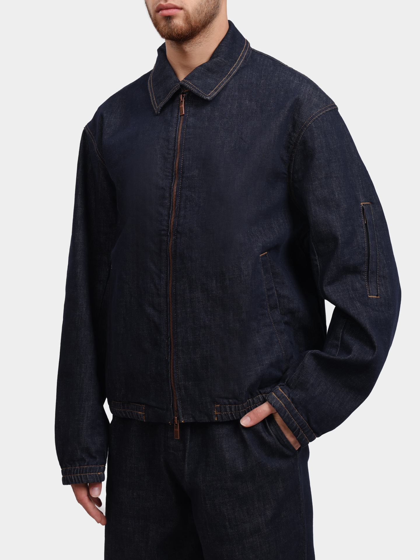 Куртка Armani Exchange XM000383 AF12284 MB001 джинсовая мужская — купить в интернет-магазине Verdistore