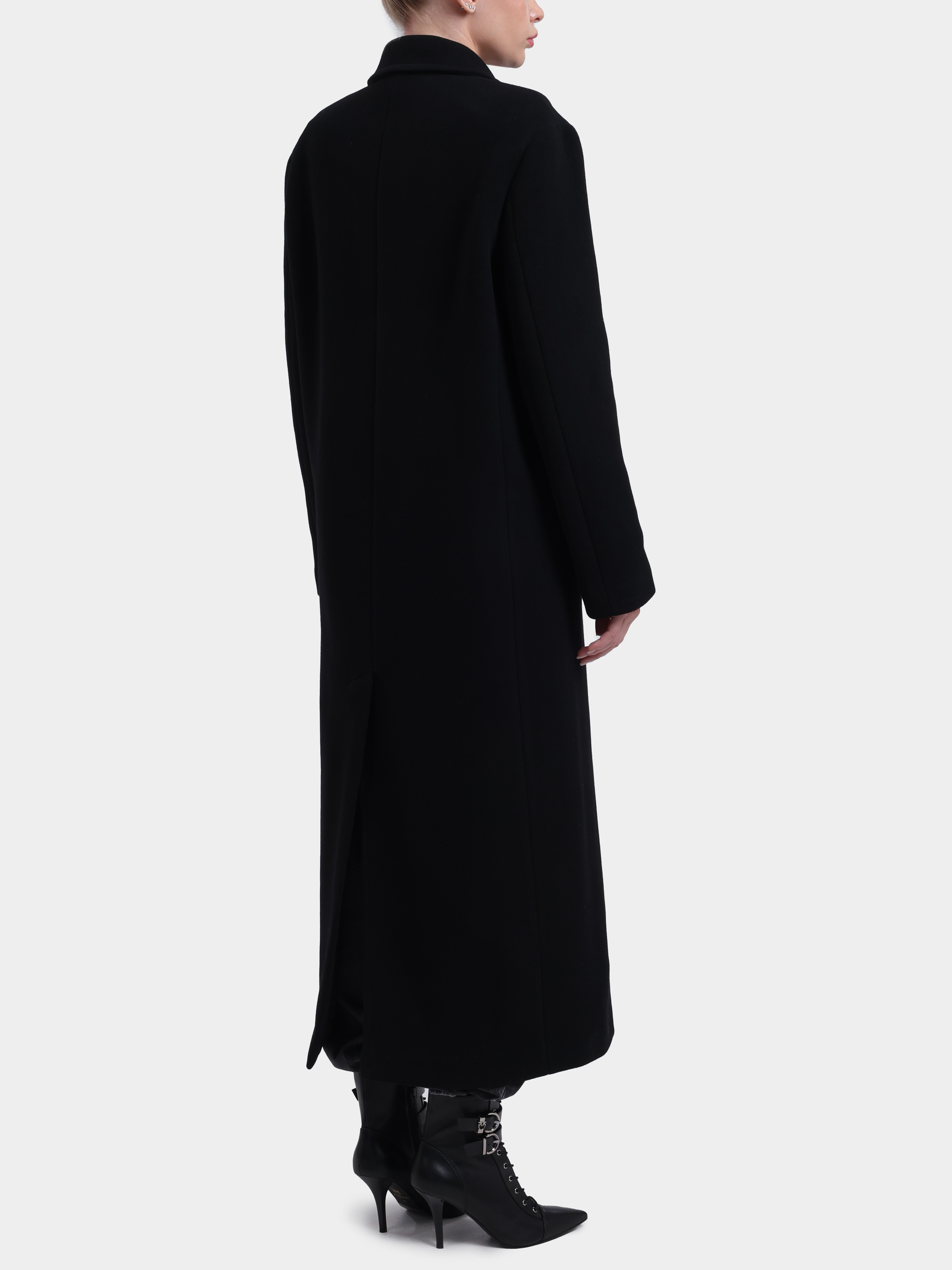 Пальто Pinko 107487 A3FG Z99 двубортное женское из смесовой шерсти — купить в интернет-магазине Verdistore