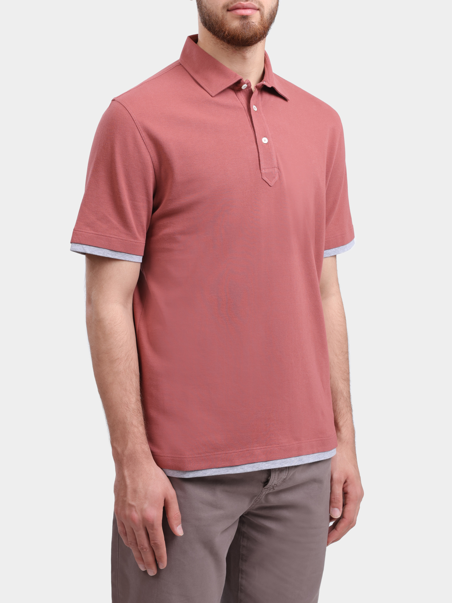 Поло Brunello Cucinelli ME8543966 CMZ07 хлопковое мужское — купить в интернет-магазине Verdistore