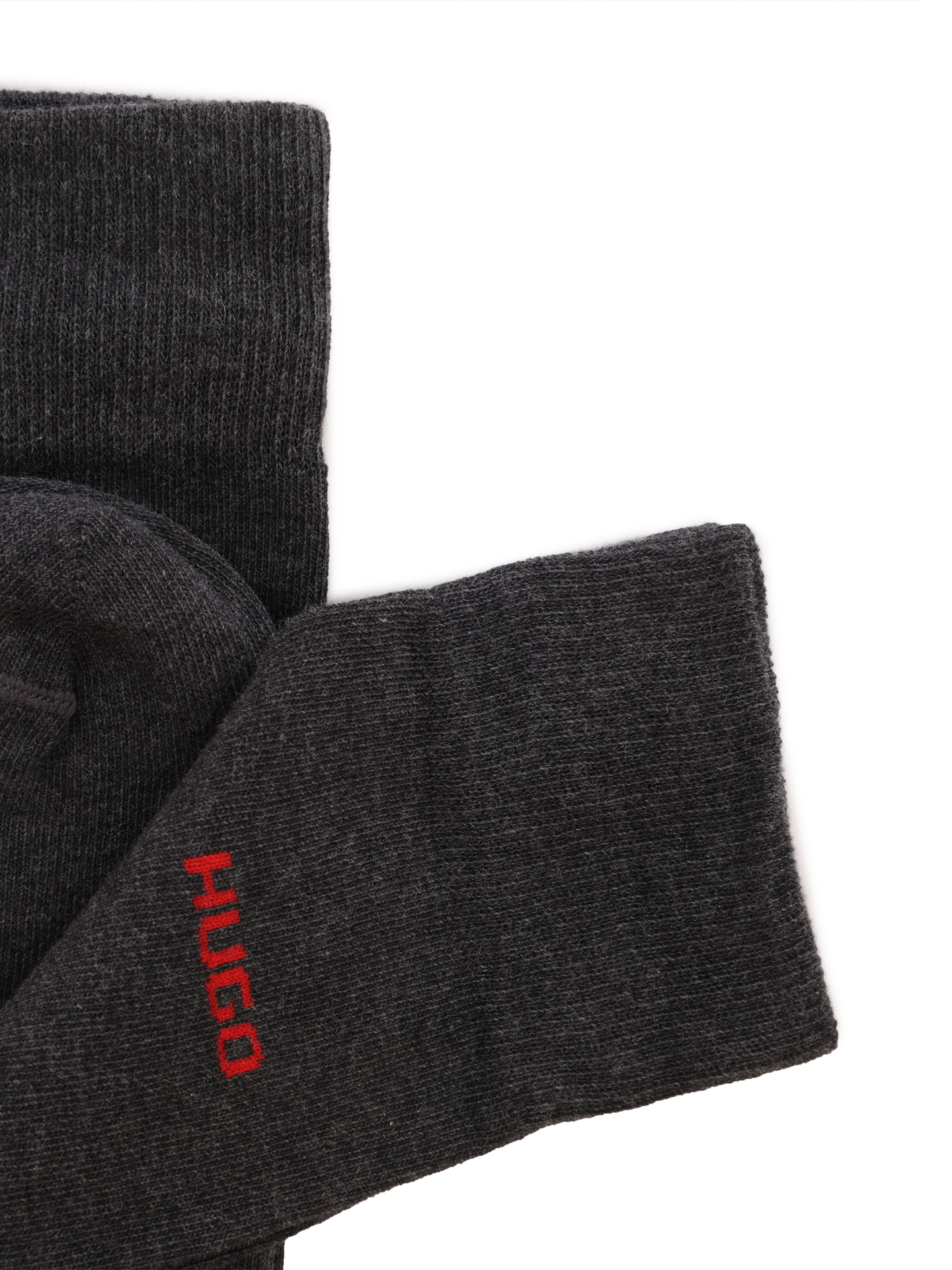 Носки комплект из двух пар с красным маленьким логотипом  — купить в интернет-магазине Verdistore