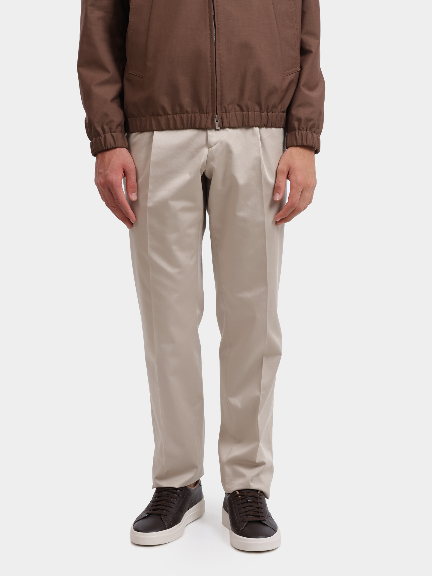 Брюки MURAT IF64402 200 светло-бежевые хлопковые — купить в интернет-магазине Verdistore