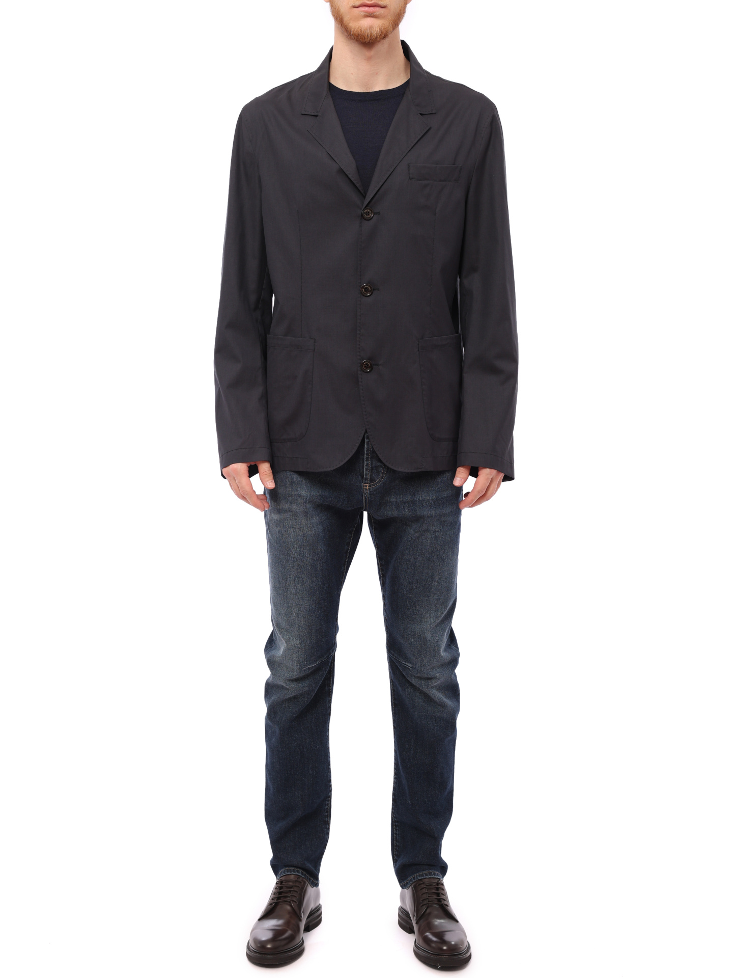 Пиджак Brunello Cucinelli MH4116132 темно-синий мужской — купить в интернет-магазине Verdistore