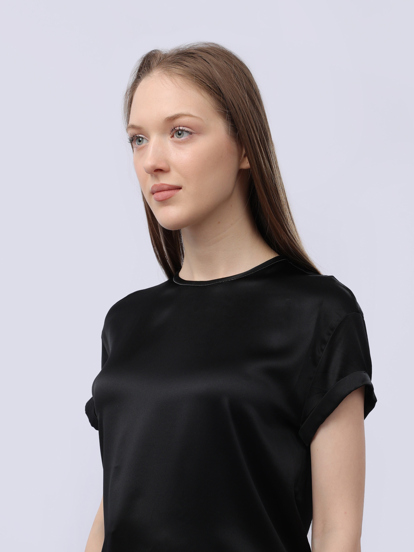 Топ Brunello Cucinelli M0C59B1008 C101 шелковый женский — купить в интернет-магазине Verdistore