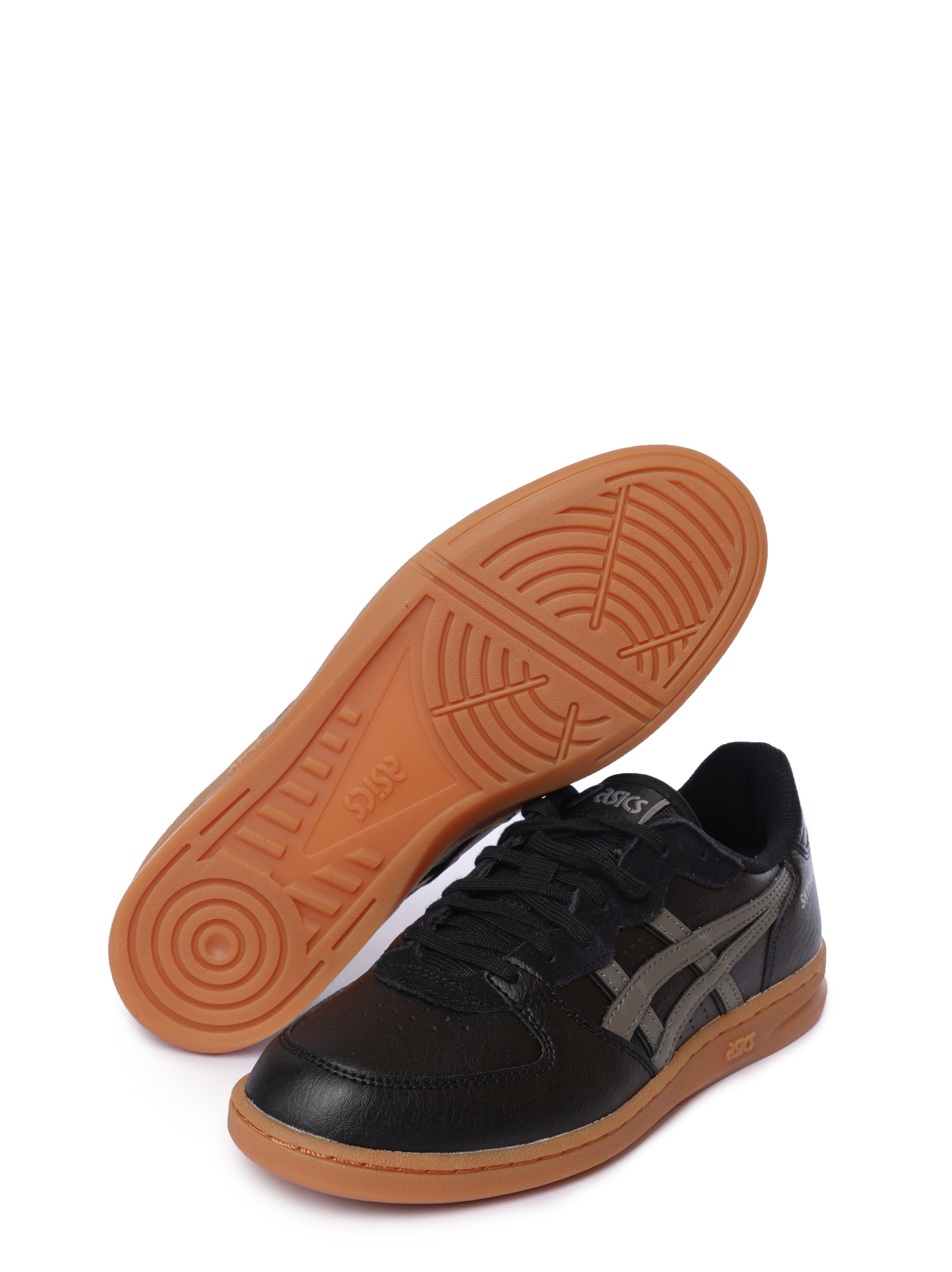 Кеды Asics 1203A451 001 черные женские на коричневой подошве — купить в интернет-магазине Verdistore