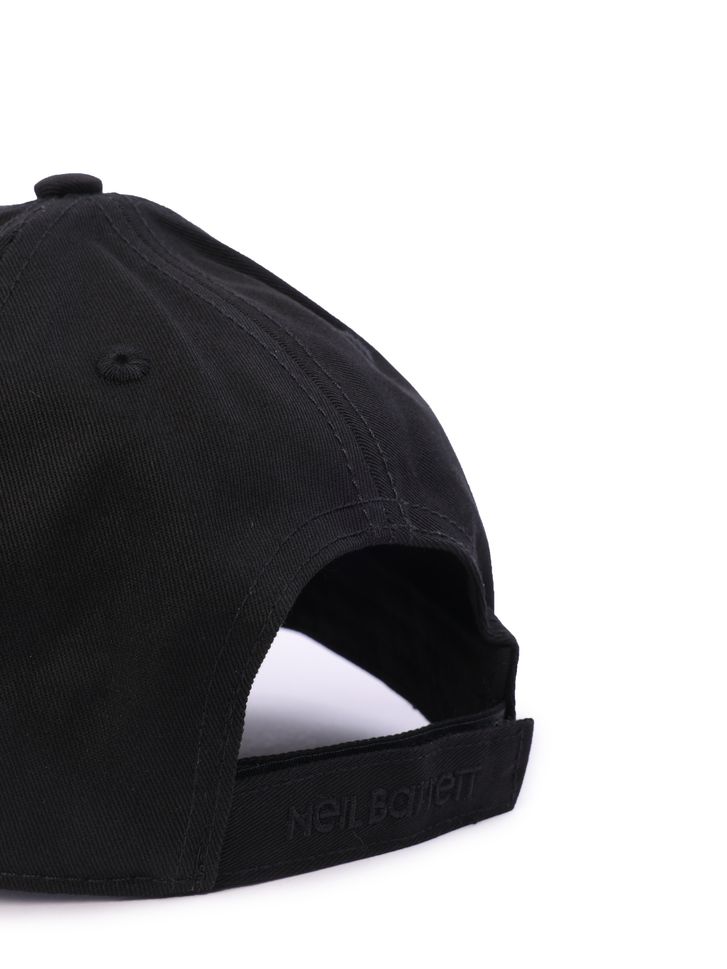 Бейсболка черная хлопковая с черной наклейкой логотипом — купить в интернет-магазине Verdistore