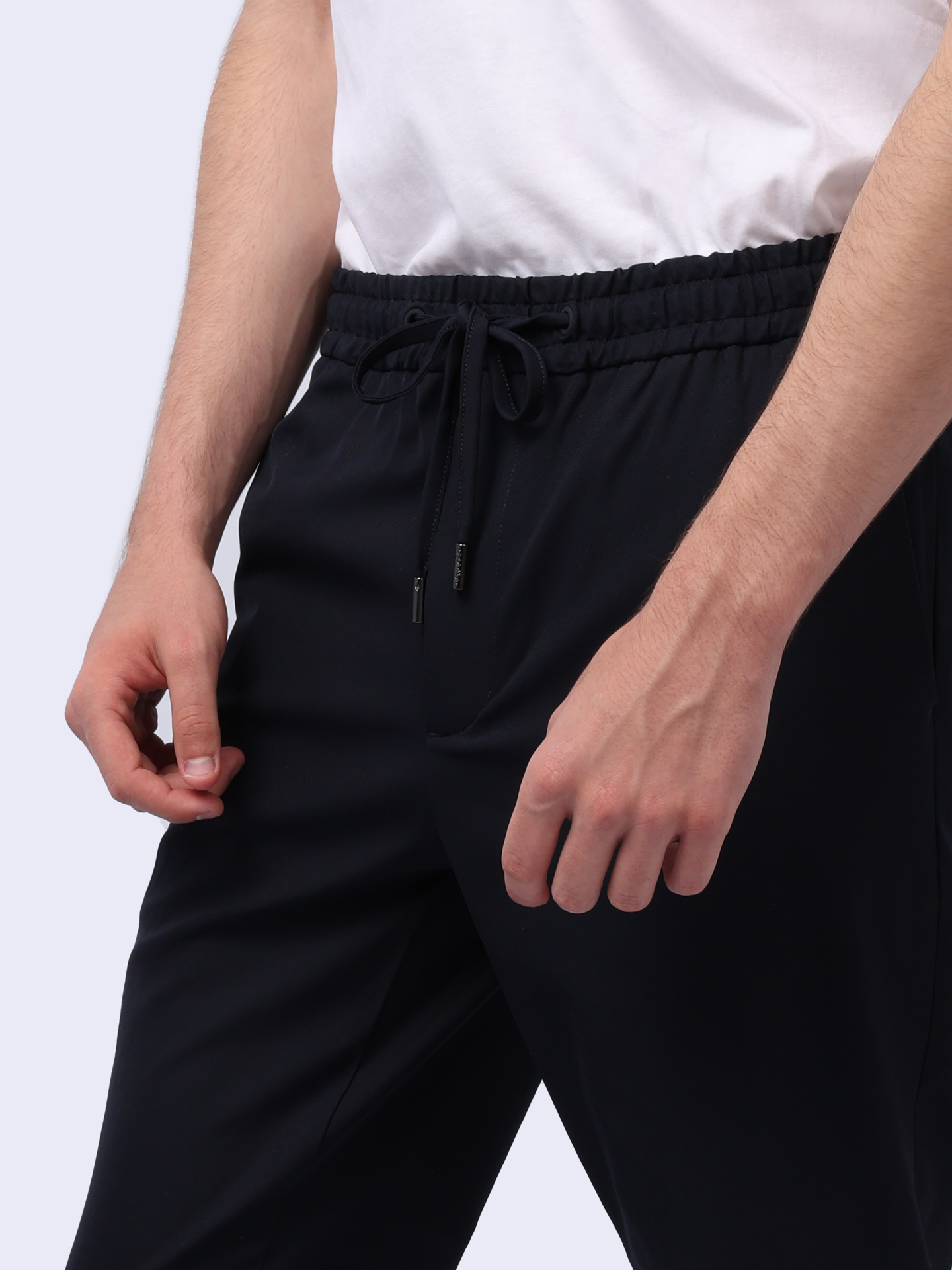 Брюки Calvin Klein K10K112655 темно-синие мужские — купить в интернет-магазине Verdistore