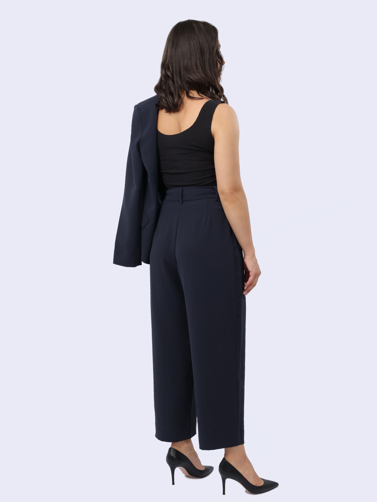 Брюки Armani Exchange 3DYP05 YN9JZ 1593 темно-синие женские — купить в интернет-магазине Verdistore