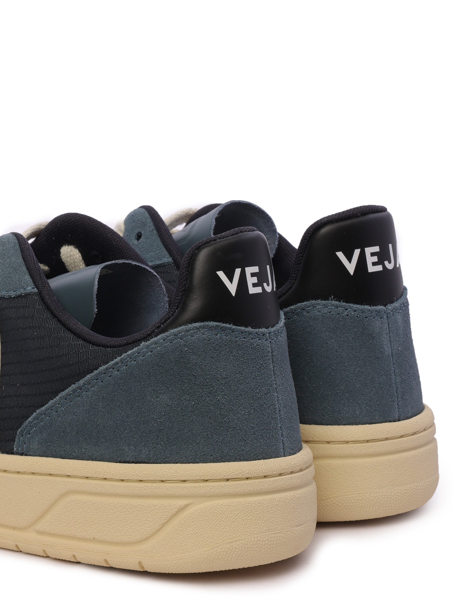 Кеды комбинированные синие на шнурках — купить в интернет-магазине Verdistore