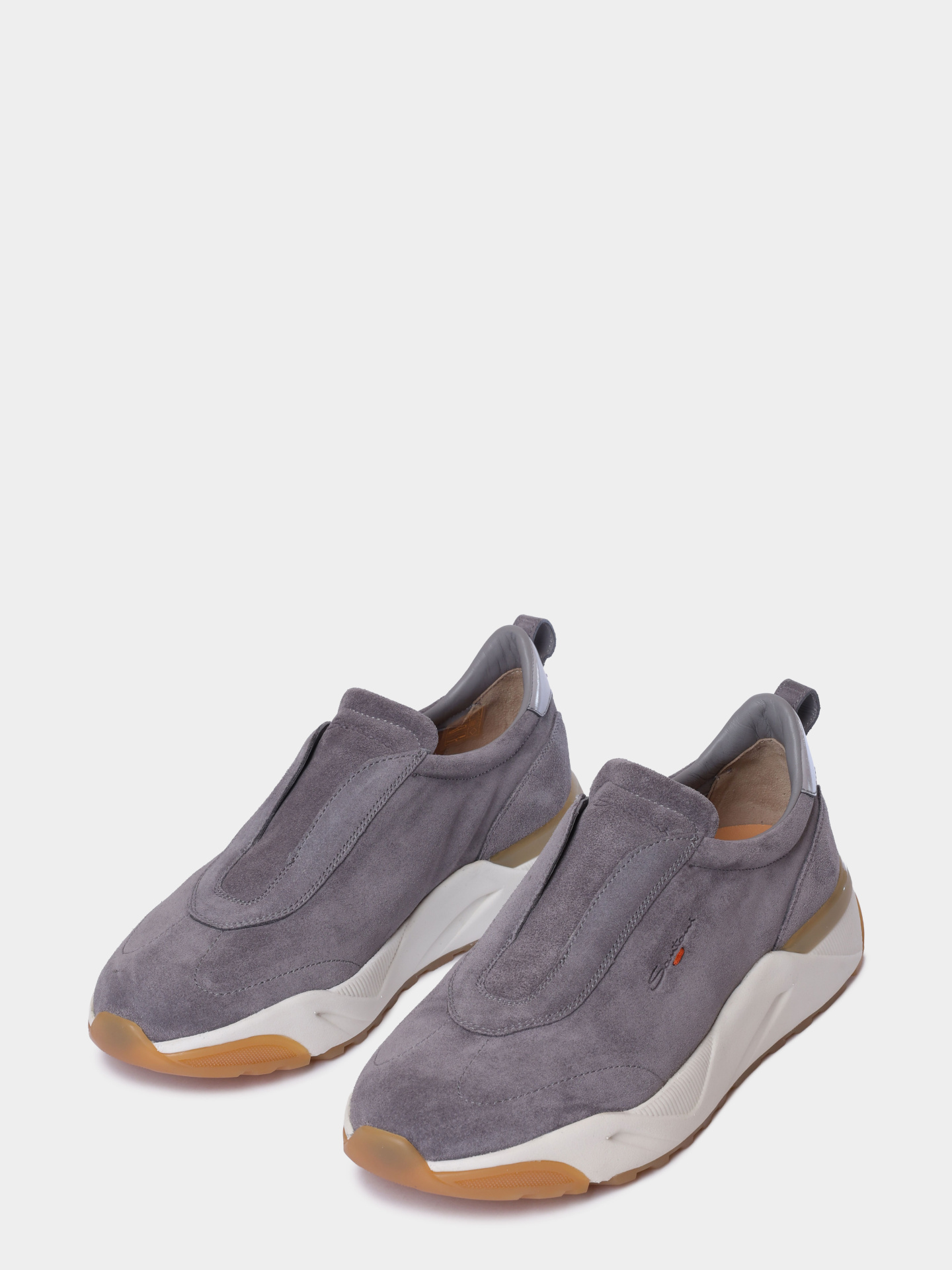 Кроссовки Santoni WBIG61431BTTKEAUG62 замшевые женские — купить в интернет-магазине Verdistore