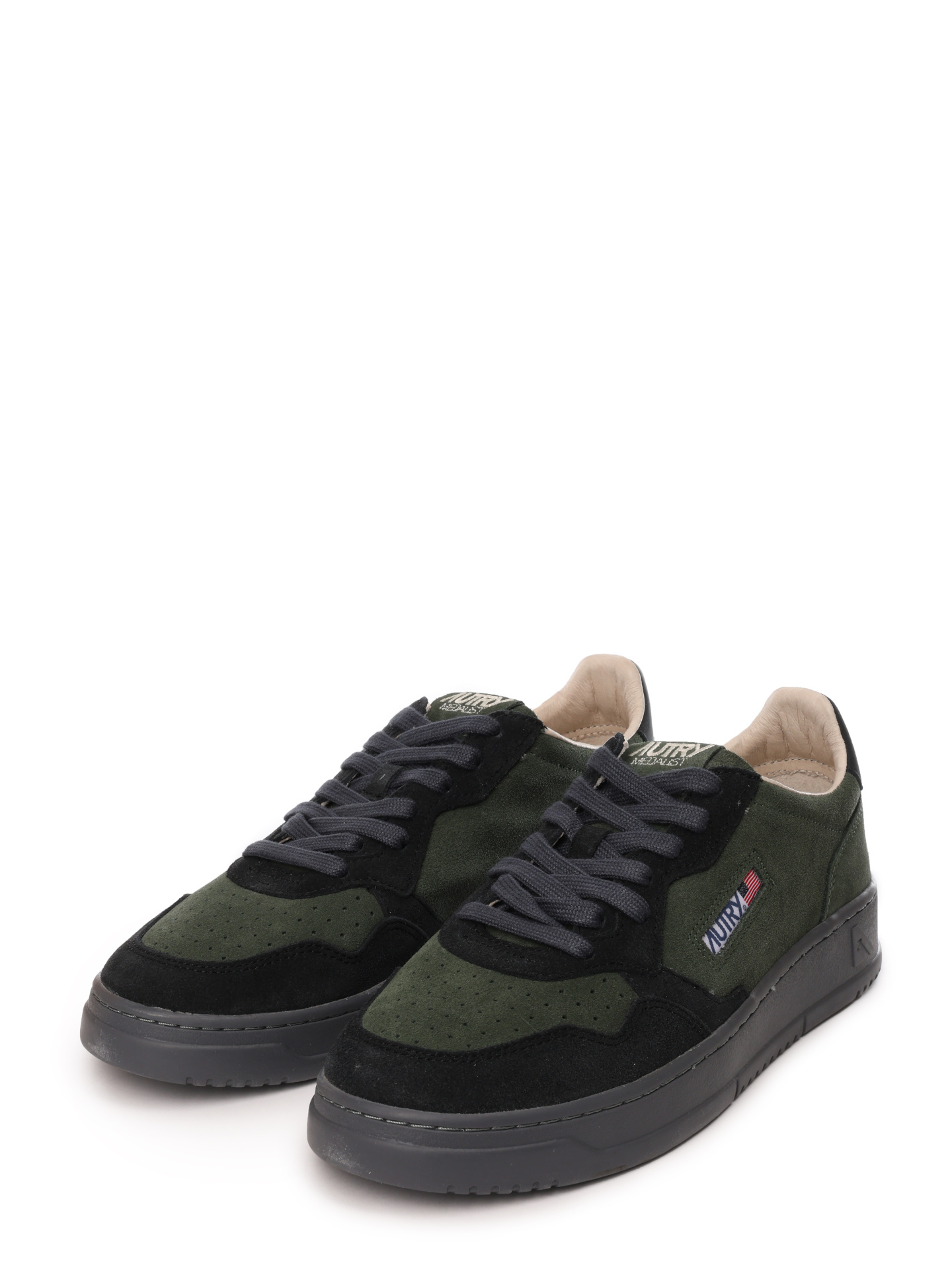 Кеды Autry AULM-XS18 комбинированные мужские из замши — купить в интернет-магазине Verdistore