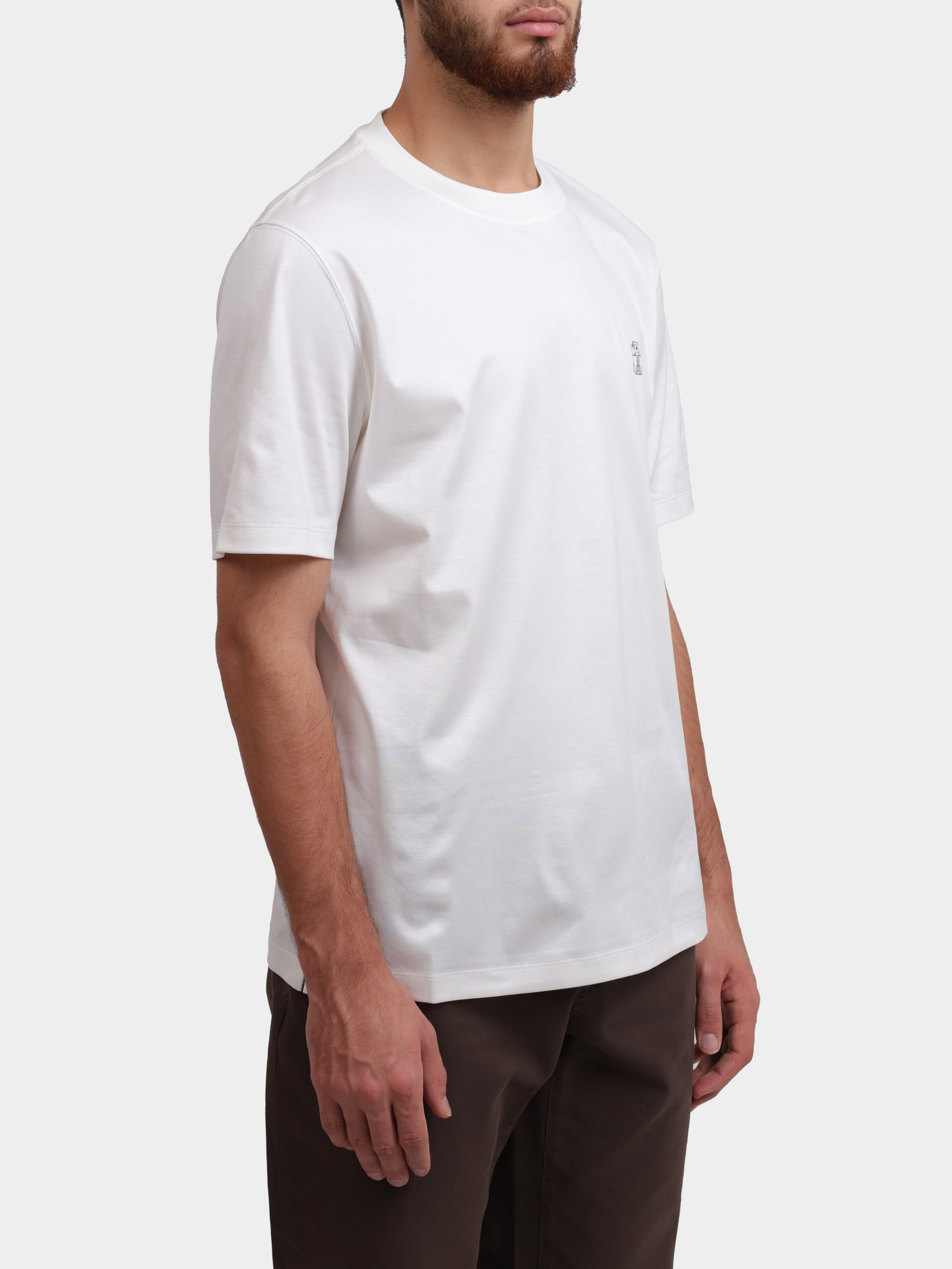 Футболка Brunello Cucinelli M0B138440 CBH20 хлопковая мужская — купить в интернет-магазине Verdistore