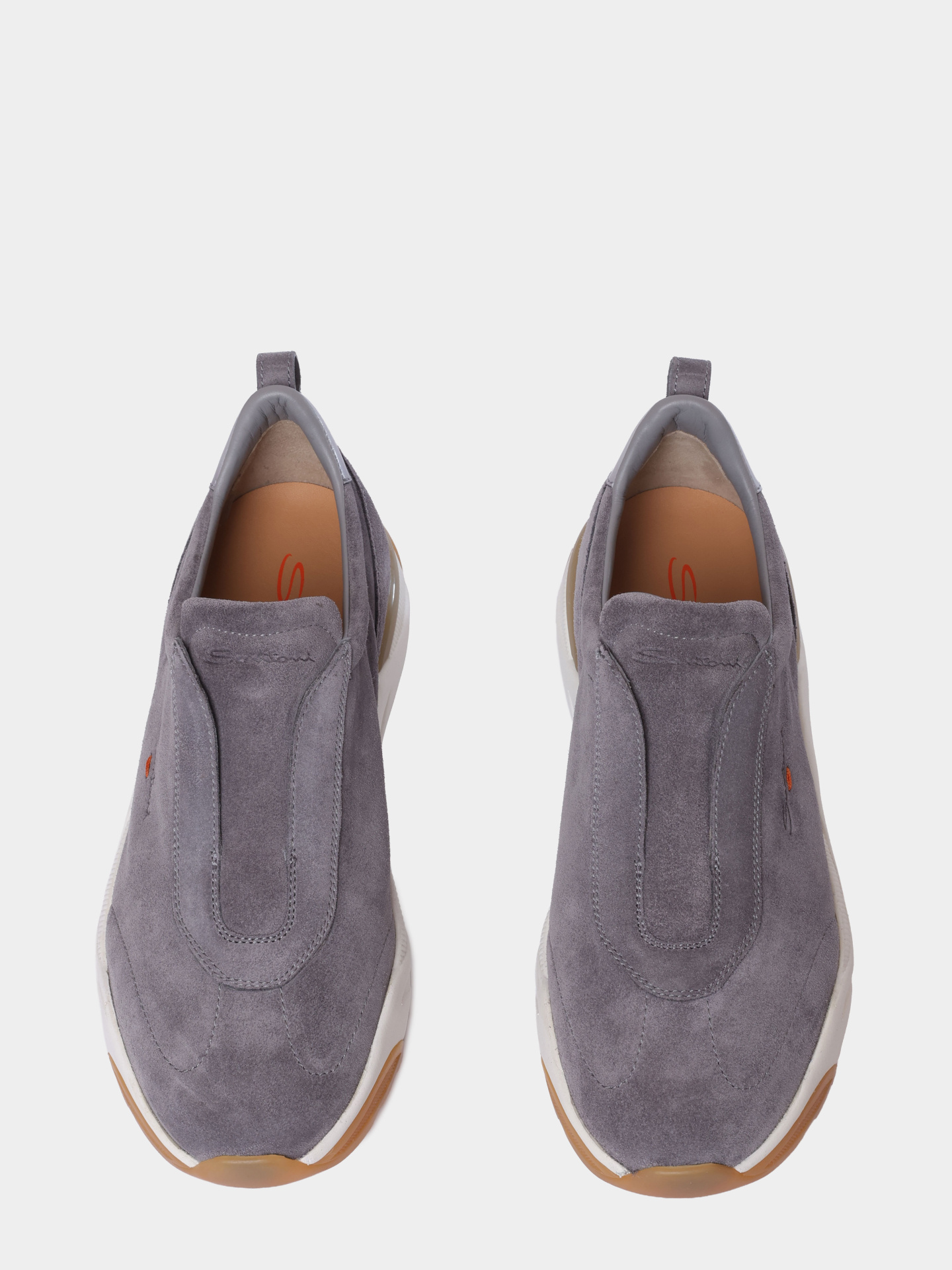 Кроссовки Santoni WBIG61431BTTKEAUG62 замшевые женские — купить в интернет-магазине Verdistore