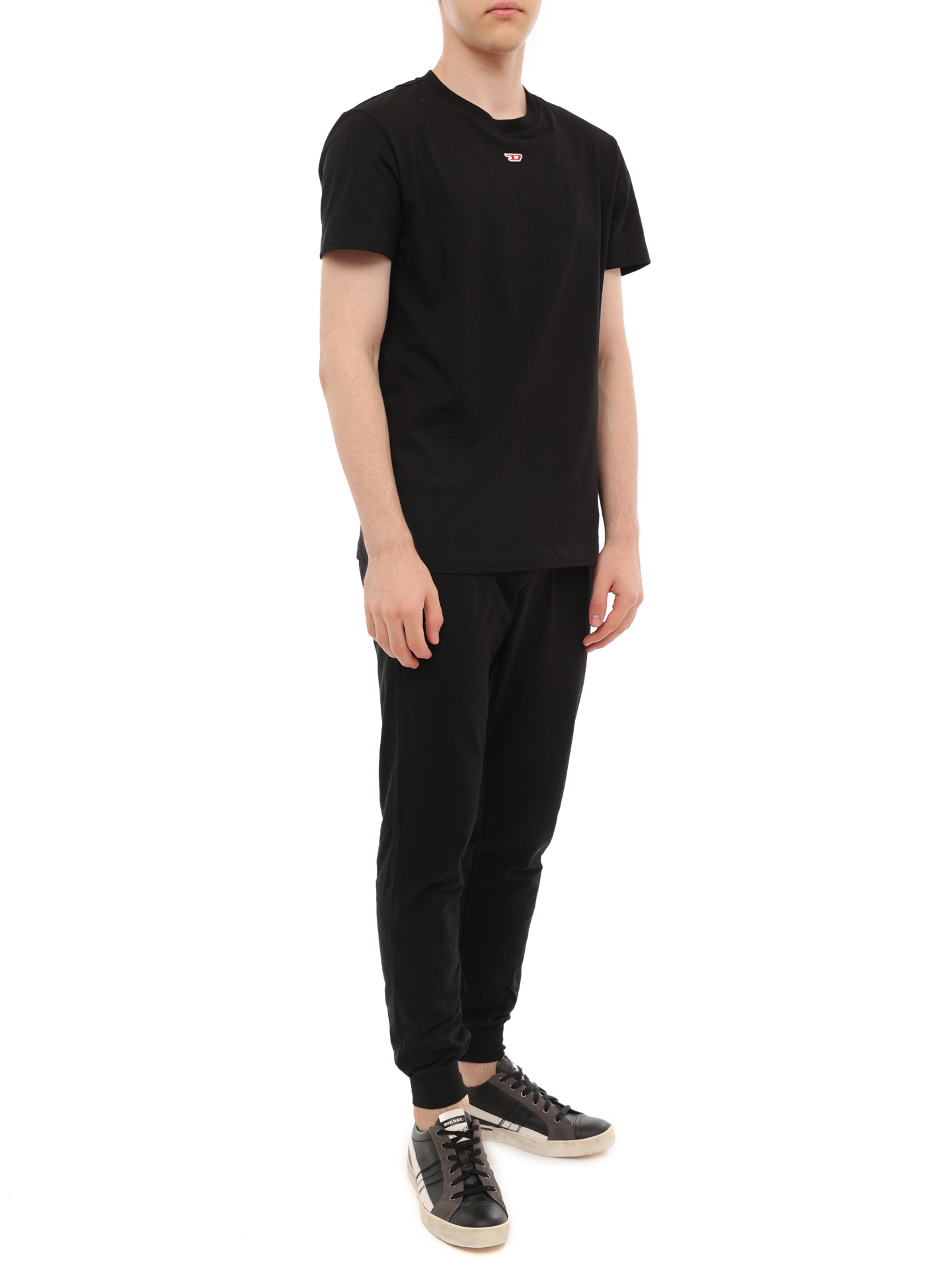 Джоггеры Diesel 00SJ3J0KEAZ900 черные мужские — купить в интернет-магазине Verdistore