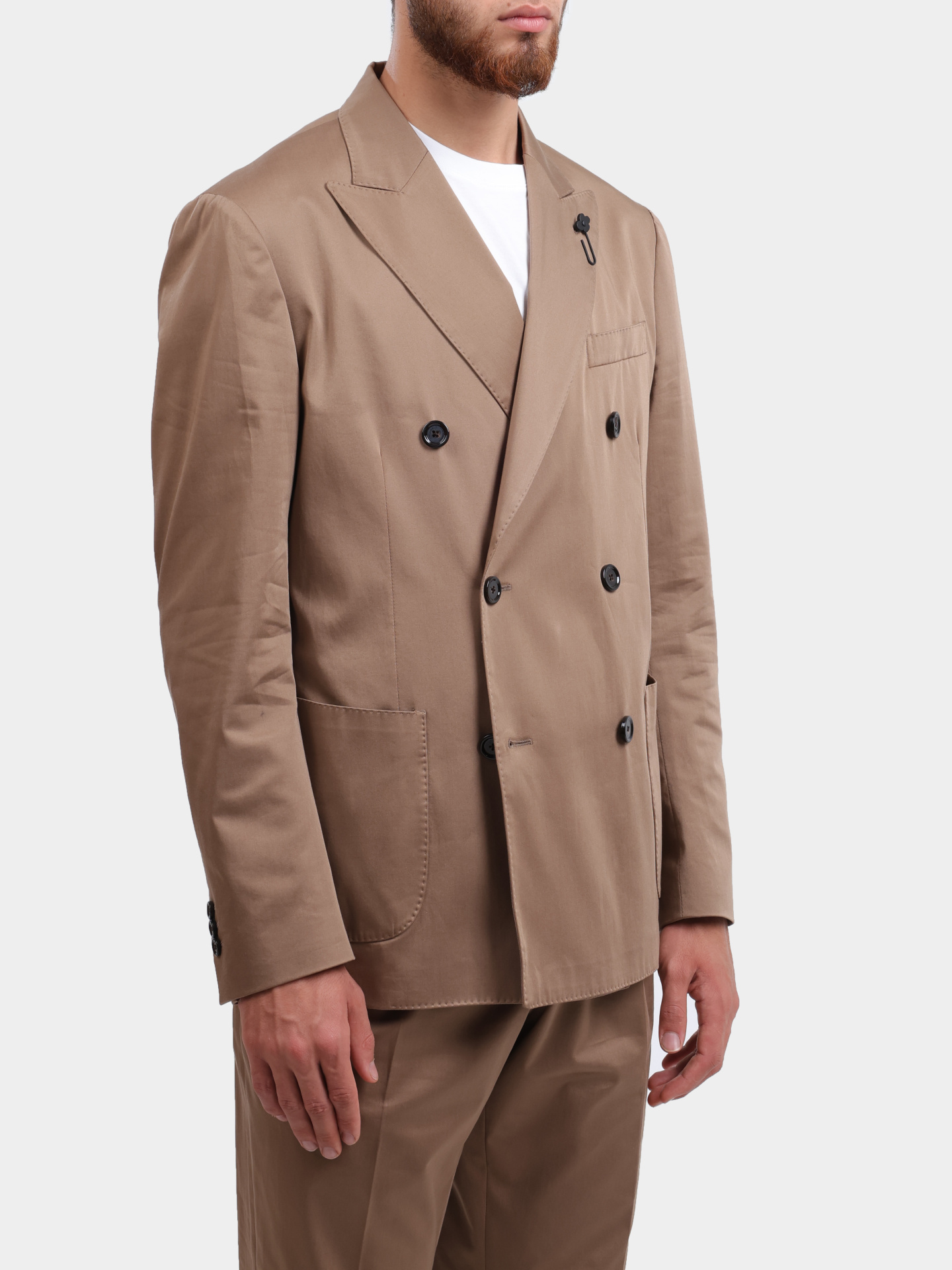 Пиджак 6201E IF64402 400 песочный хлопковый  — купить в интернет-магазине Verdistore