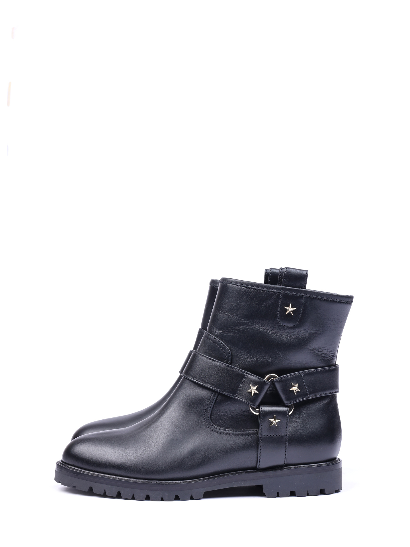 Ботинки Aquazzura EASFLAA0 черные женские кожаные — купить в интернет-магазине Verdistore